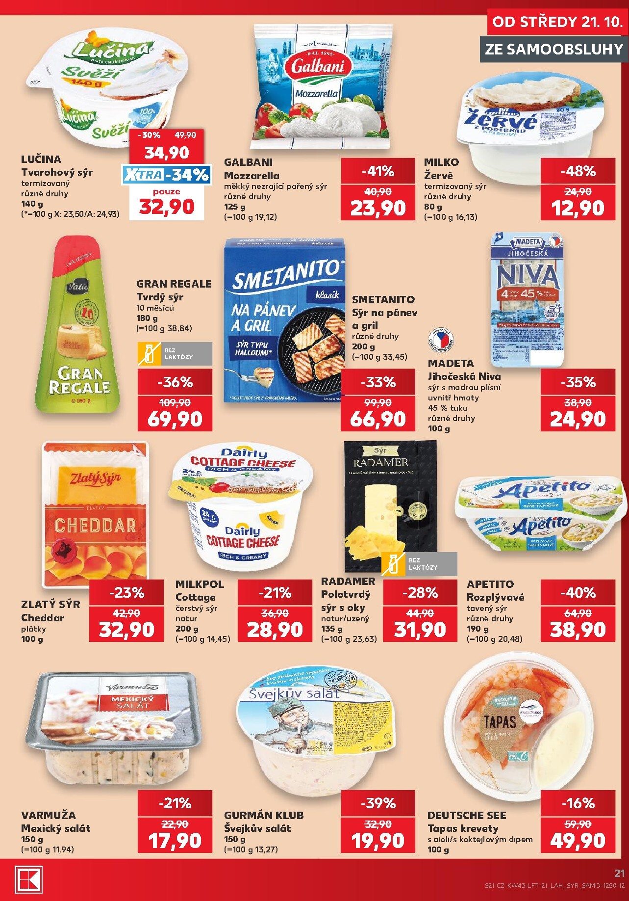 kaufland - Kaufland - Kolín leták na příští týden od středy 21.10.2026 do úterý 27.10.2026 - page: 21