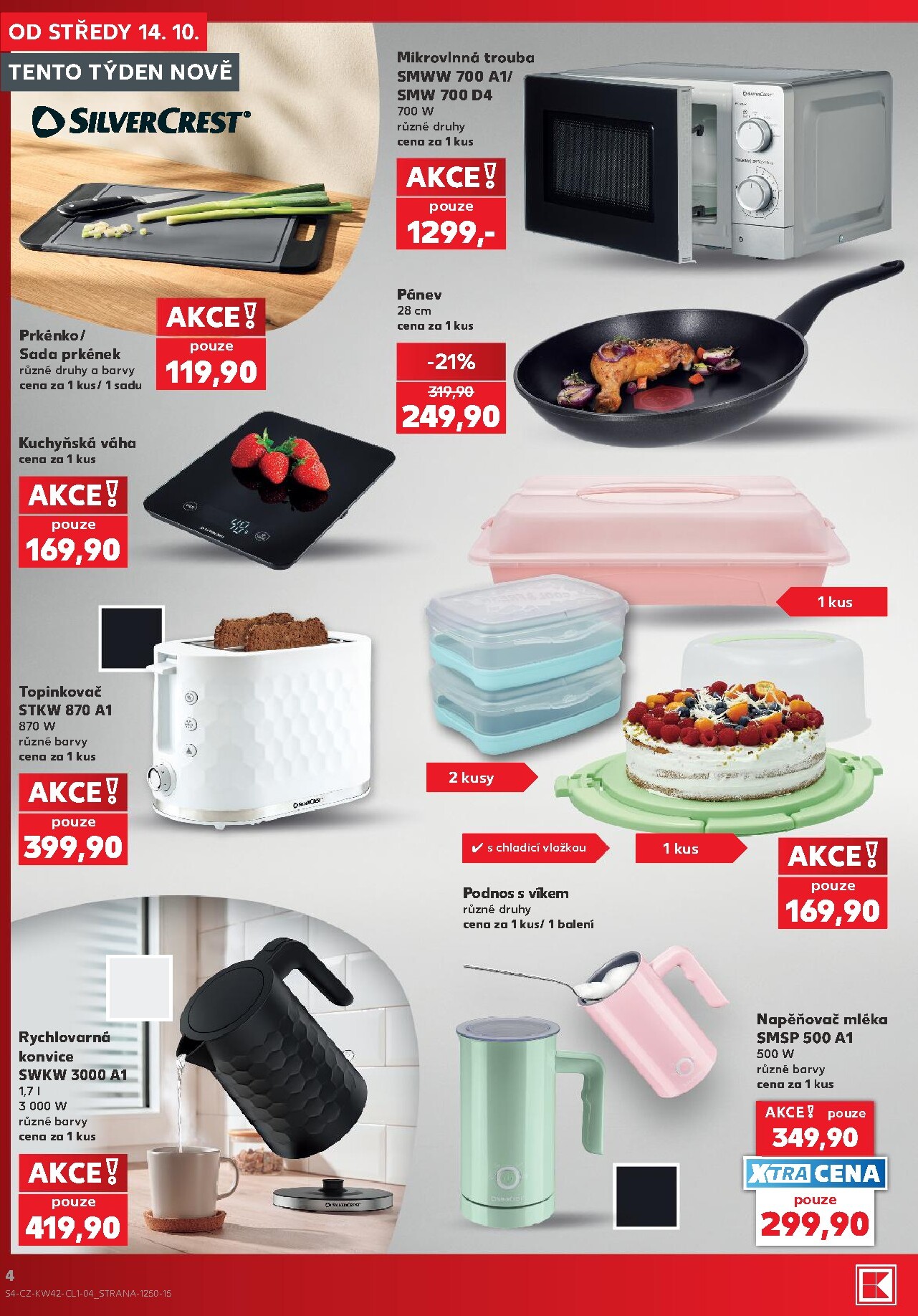 kaufland - Aktuální Kaufland - Ostrava - Spotřební zboží leták platný od středy 14.10.2026 do úterý 20.10.2026 - page: 4