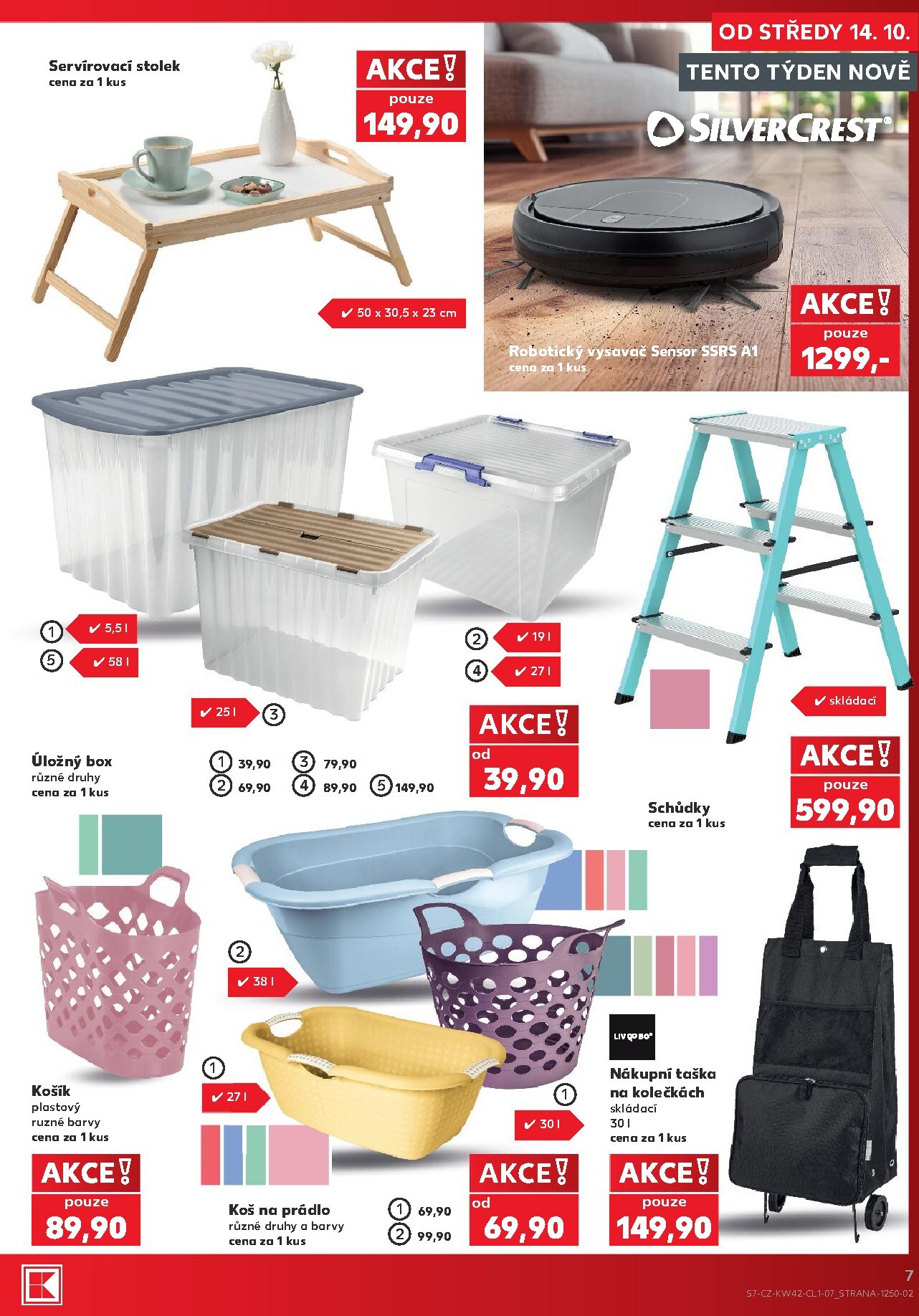 kaufland - Aktuální Kaufland - Kolín - Spotřební zboží leták platný od středy 14.10.2026 do úterý 20.10.2026 - page: 7