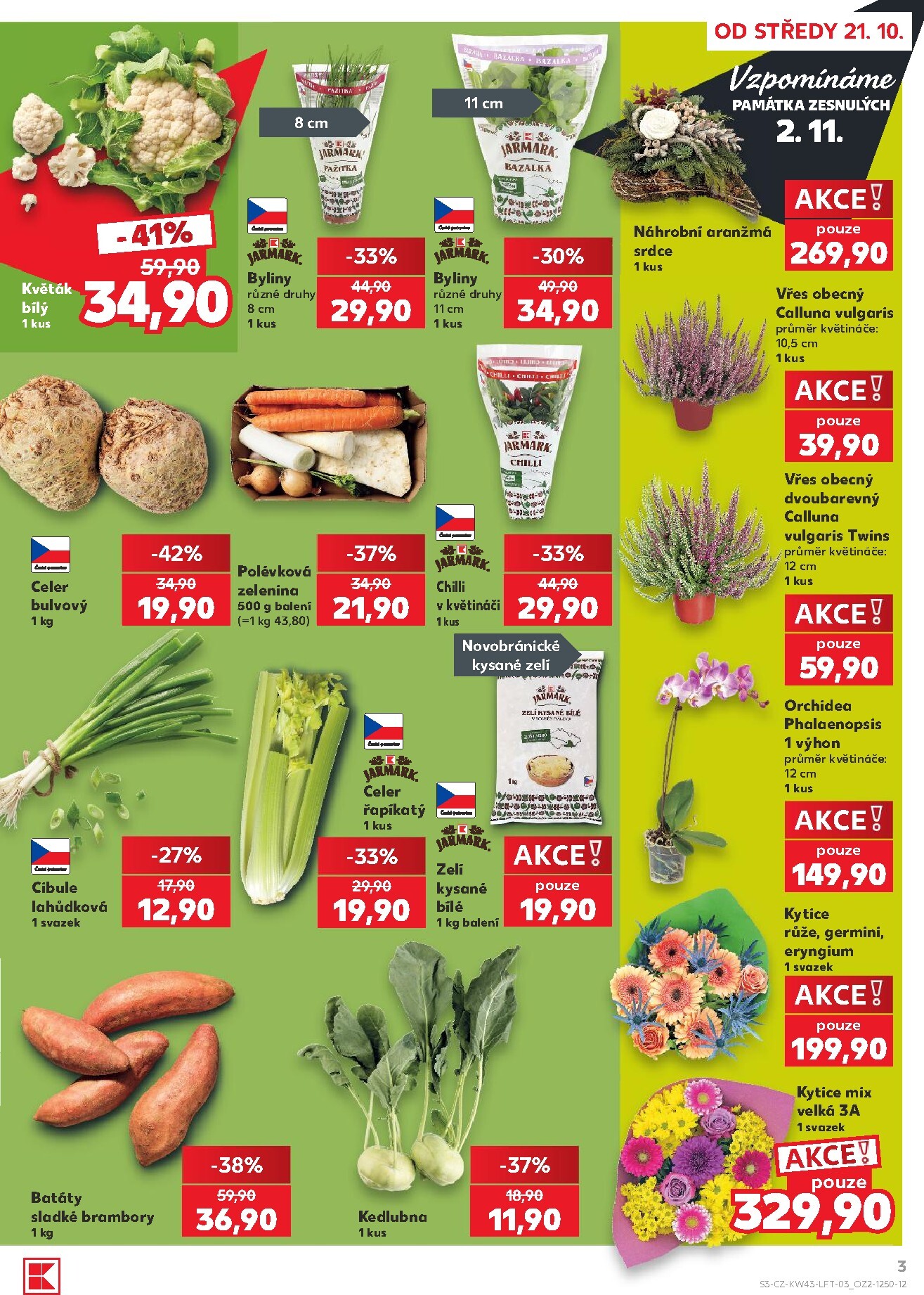 kaufland - Aktuální Kaufland - Praha 4 leták platný od středy 21.10.2026 do úterý 27.10.2026 - page: 3