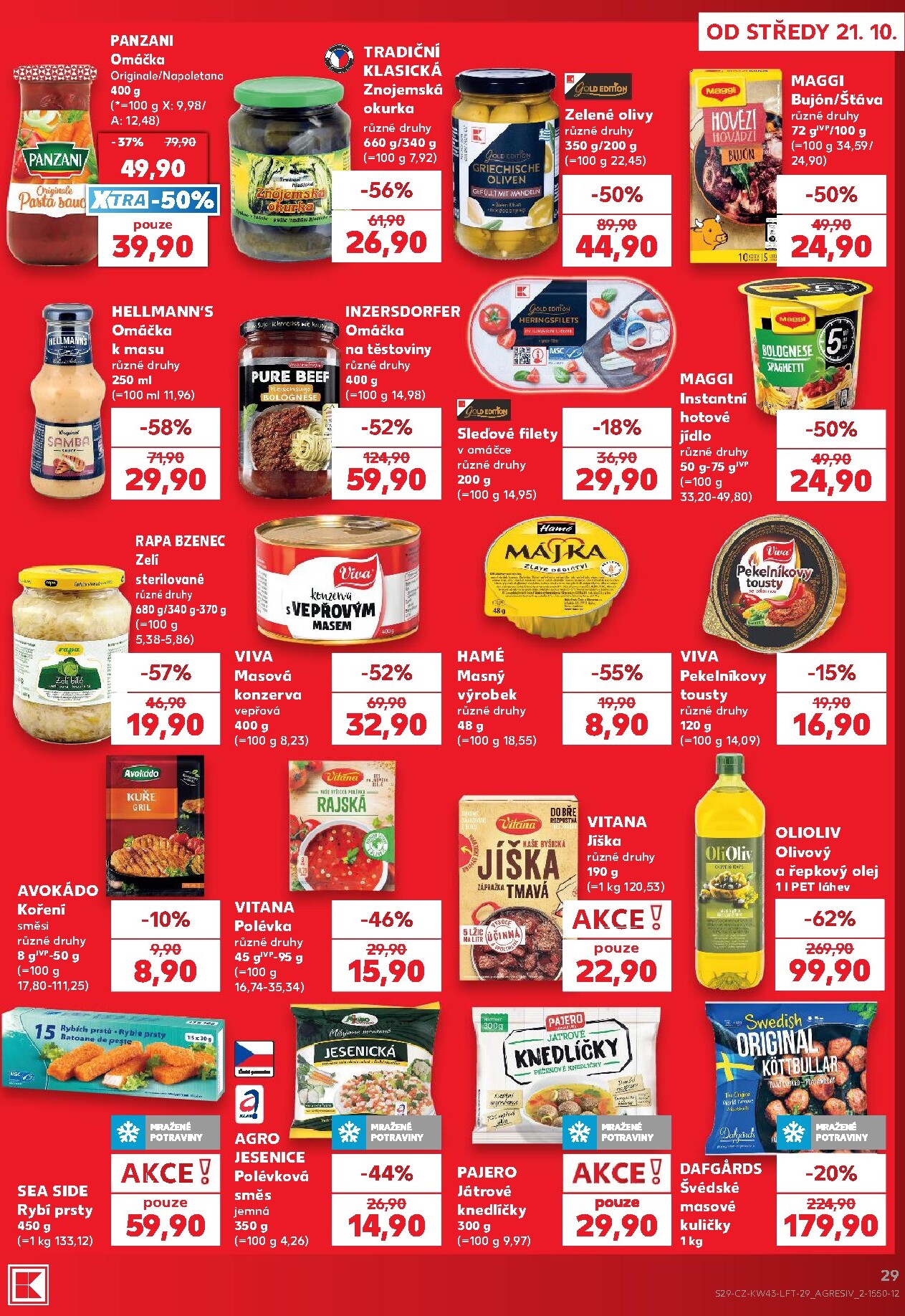 kaufland - Aktuální Kaufland - Karviná leták platný od středy 21.10.2026 do úterý 27.10.2026 - page: 29