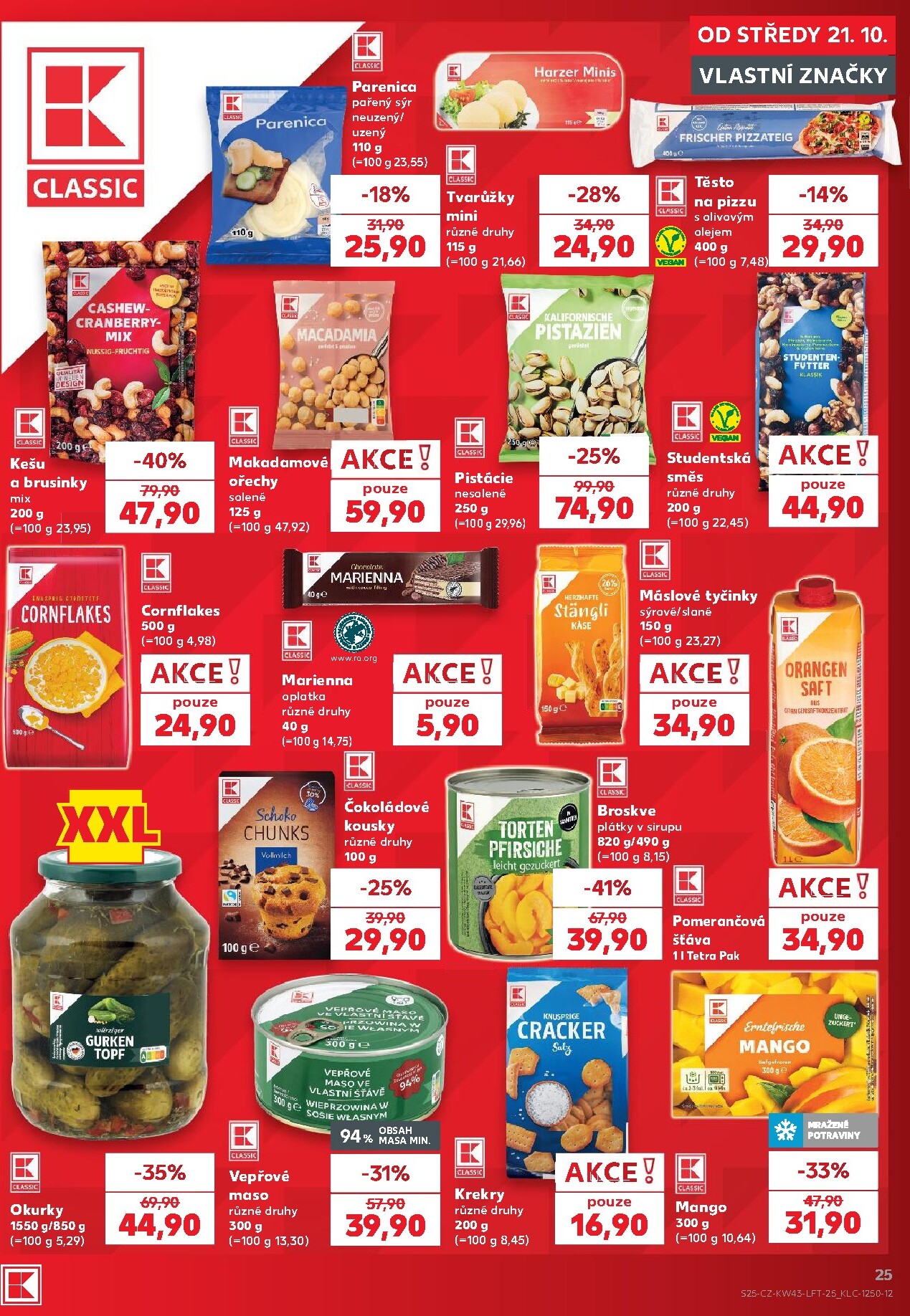 kaufland - Aktuální Kaufland - Karviná leták platný od středy 21.10.2026 do úterý 27.10.2026 - page: 25