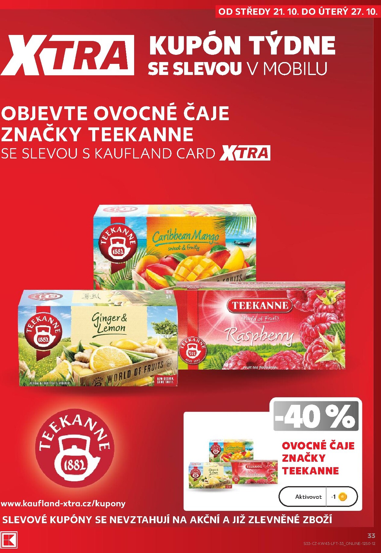 kaufland - Aktuální Kaufland - Karviná leták platný od středy 21.10.2026 do úterý 27.10.2026 - page: 33