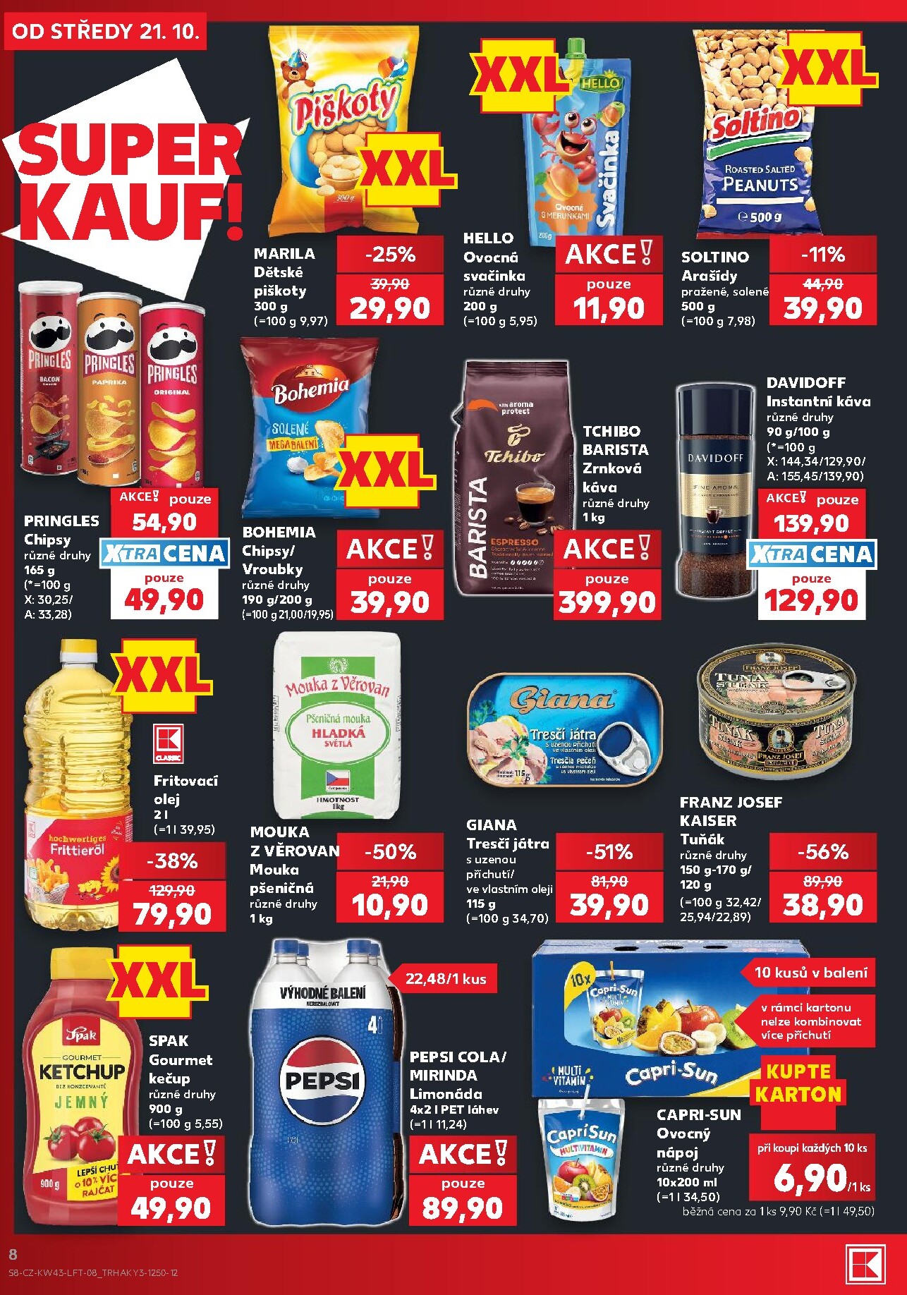 kaufland - Aktuální Kaufland - Kolín leták platný od středy 21.10.2026 do úterý 27.10.2026 - page: 8