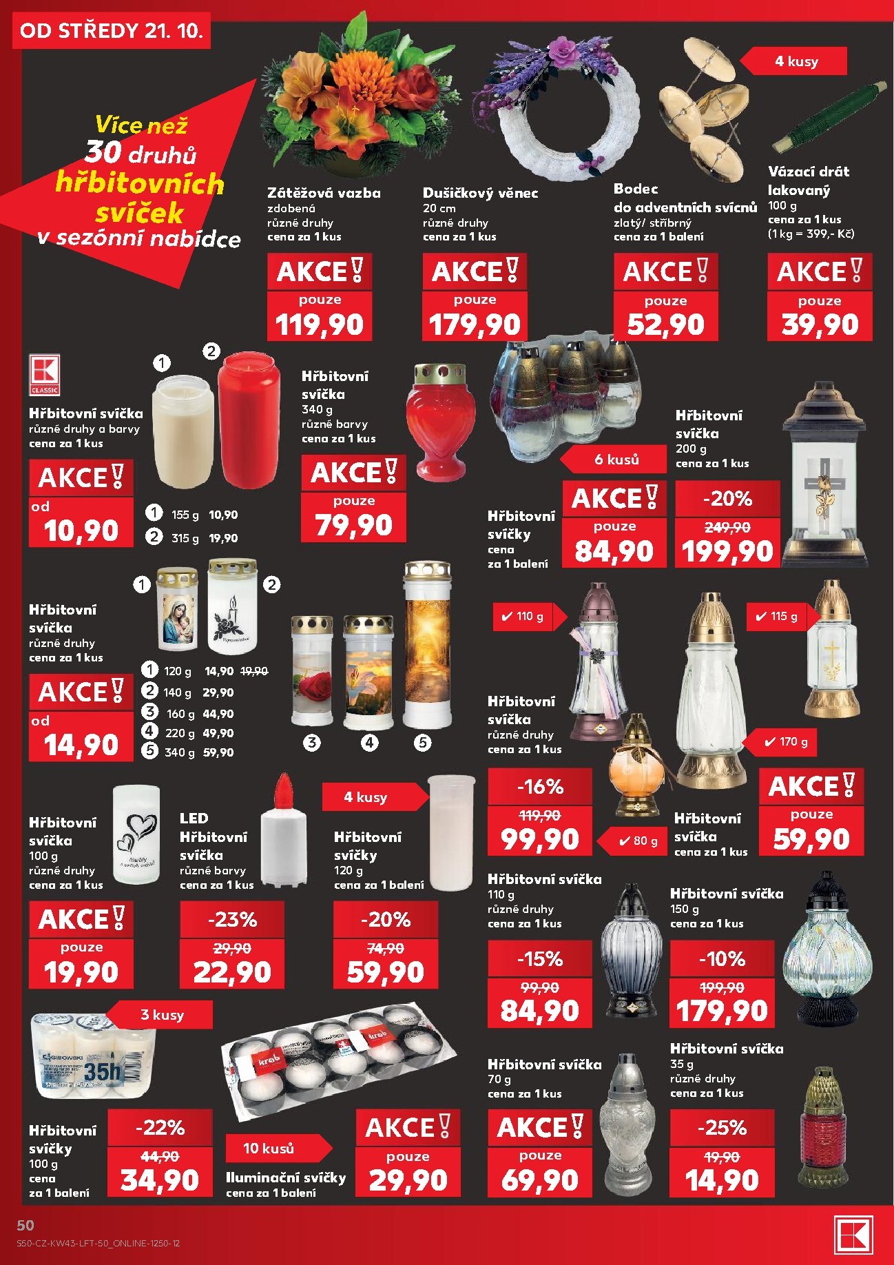 kaufland - Aktuální Kaufland - Kolín leták platný od středy 21.10.2026 do úterý 27.10.2026 - page: 50