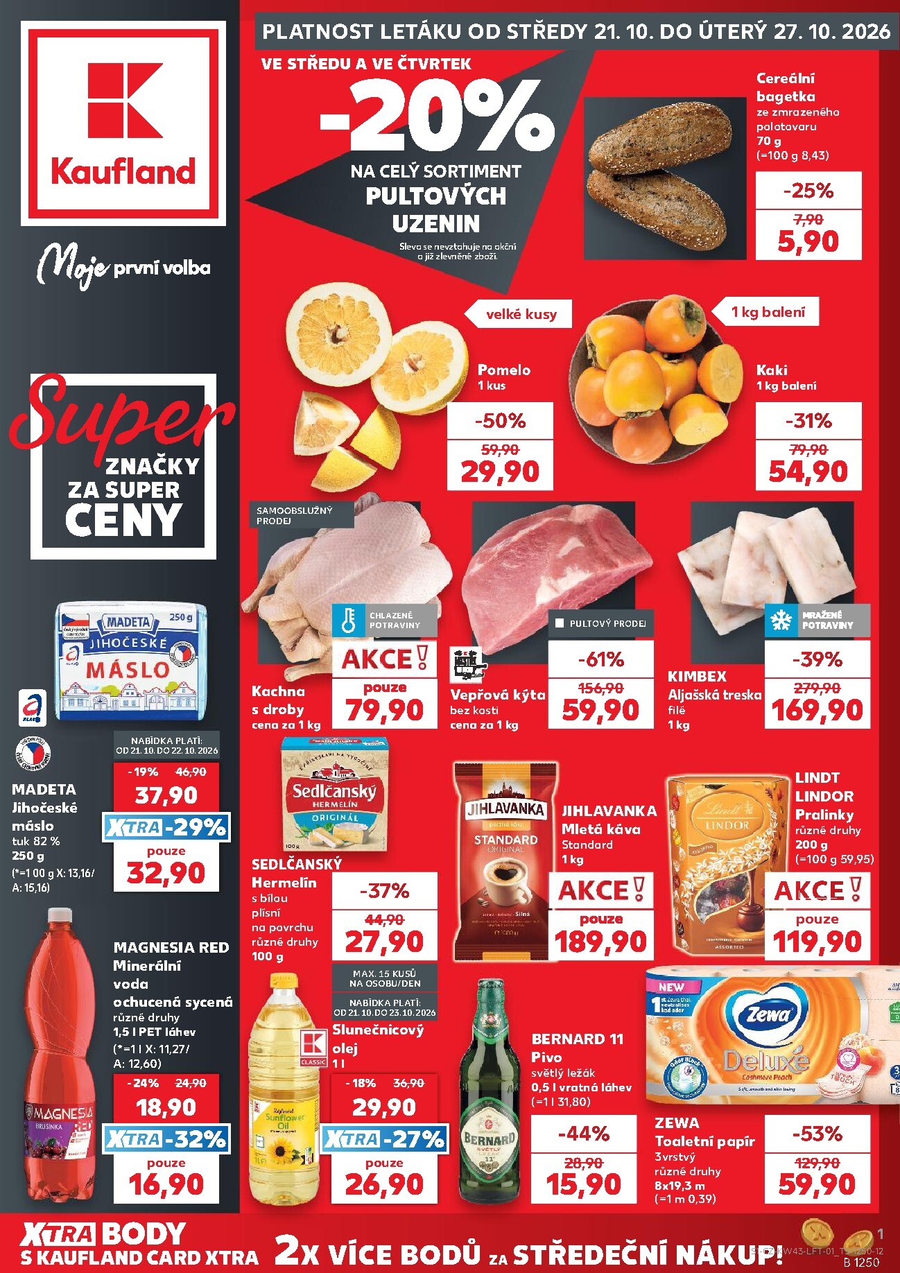 kaufland - Aktuální Kaufland - Kolín leták platný od středy 21.10.2026 do úterý 27.10.2026