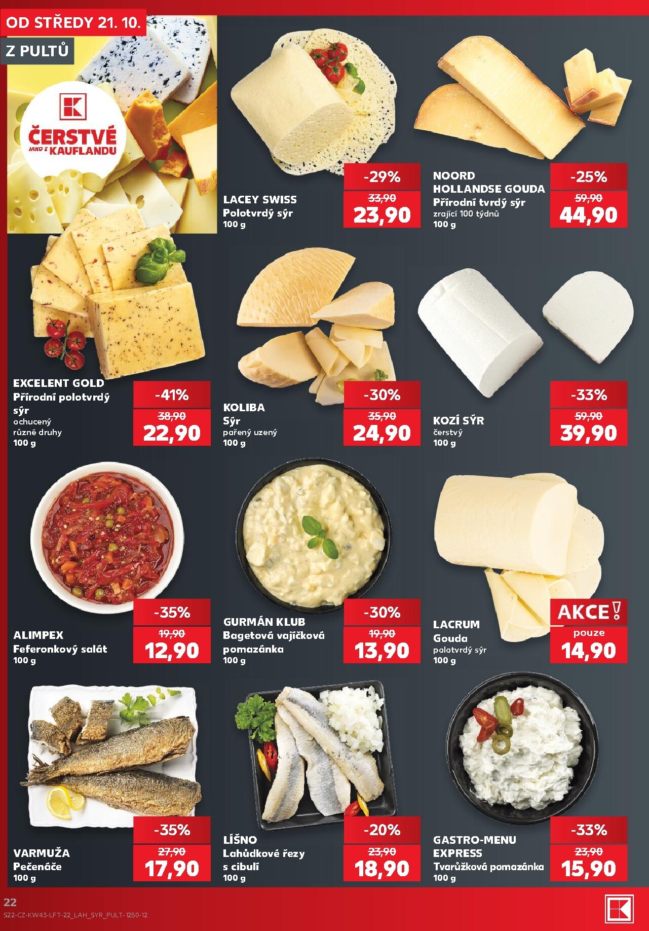 kaufland - Aktuální Kaufland - Kolín leták platný od středy 21.10.2026 do úterý 27.10.2026 - page: 22