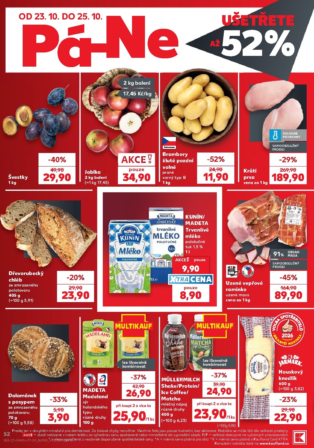 kaufland - Aktuální Kaufland - Kolín leták platný od středy 21.10.2026 do úterý 27.10.2026 - page: 52