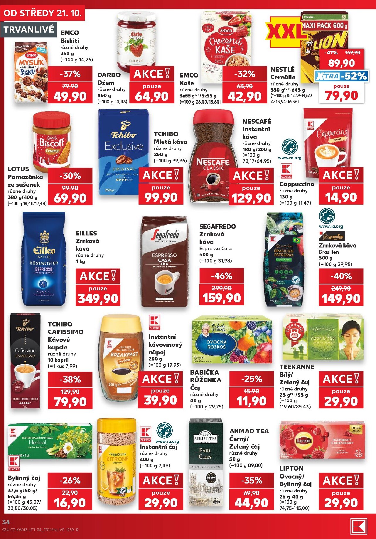 kaufland - Aktuální Kaufland - Ostrava leták platný od středy 21.10.2026 do úterý 27.10.2026 - page: 34