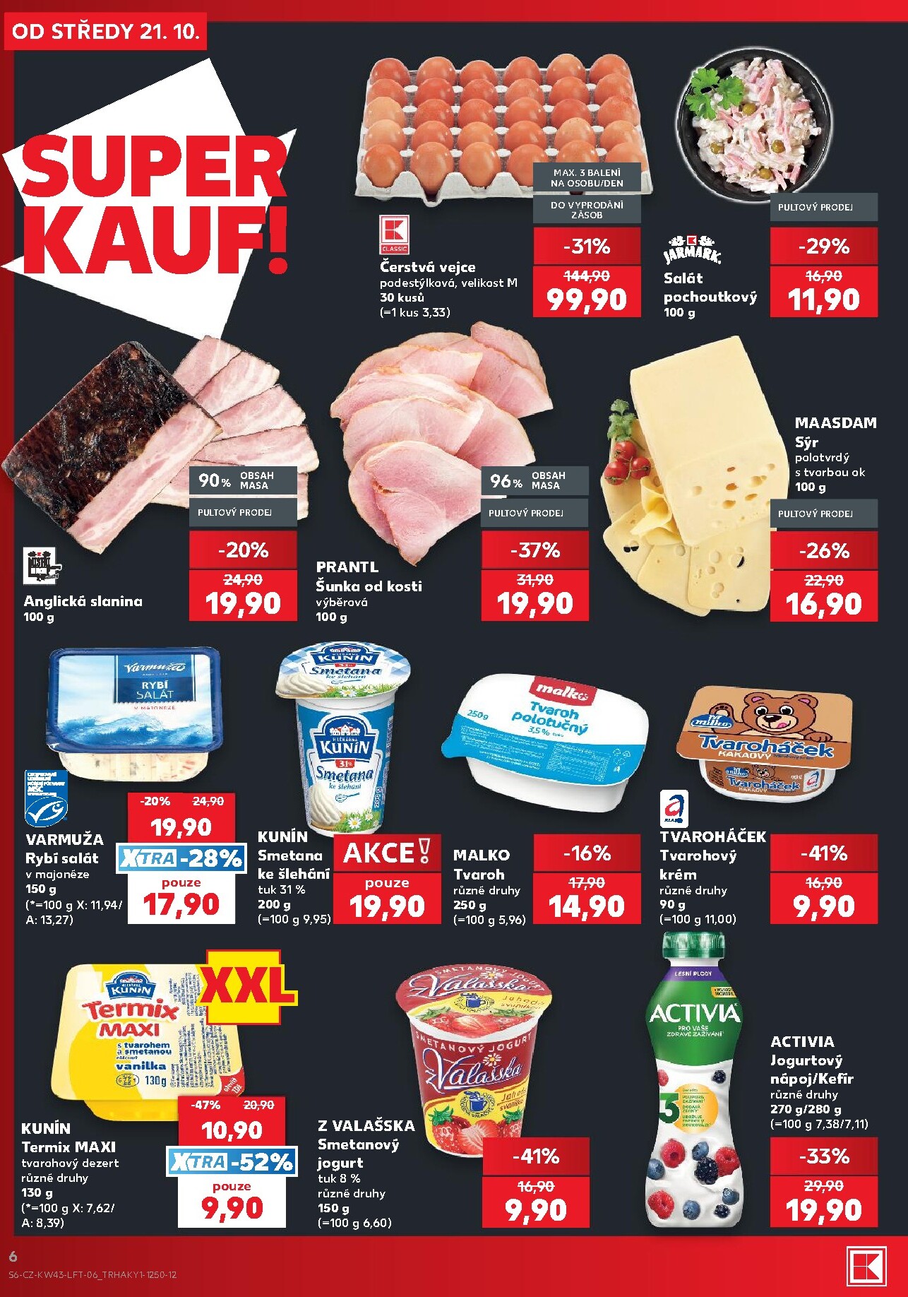 kaufland - Aktuální Kaufland - Ostrava leták platný od středy 21.10.2026 do úterý 27.10.2026 - page: 6