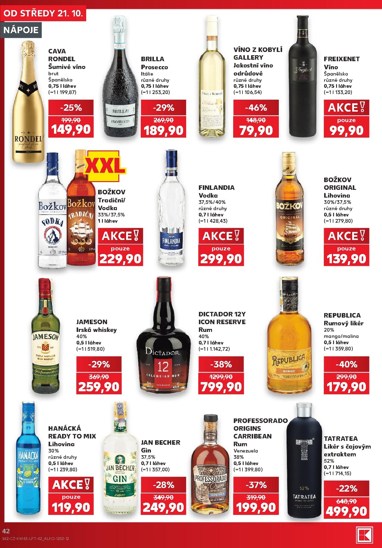 kaufland - Aktuální Kaufland - Ostrava leták platný od středy 21.10.2026 do úterý 27.10.2026 - page: 42