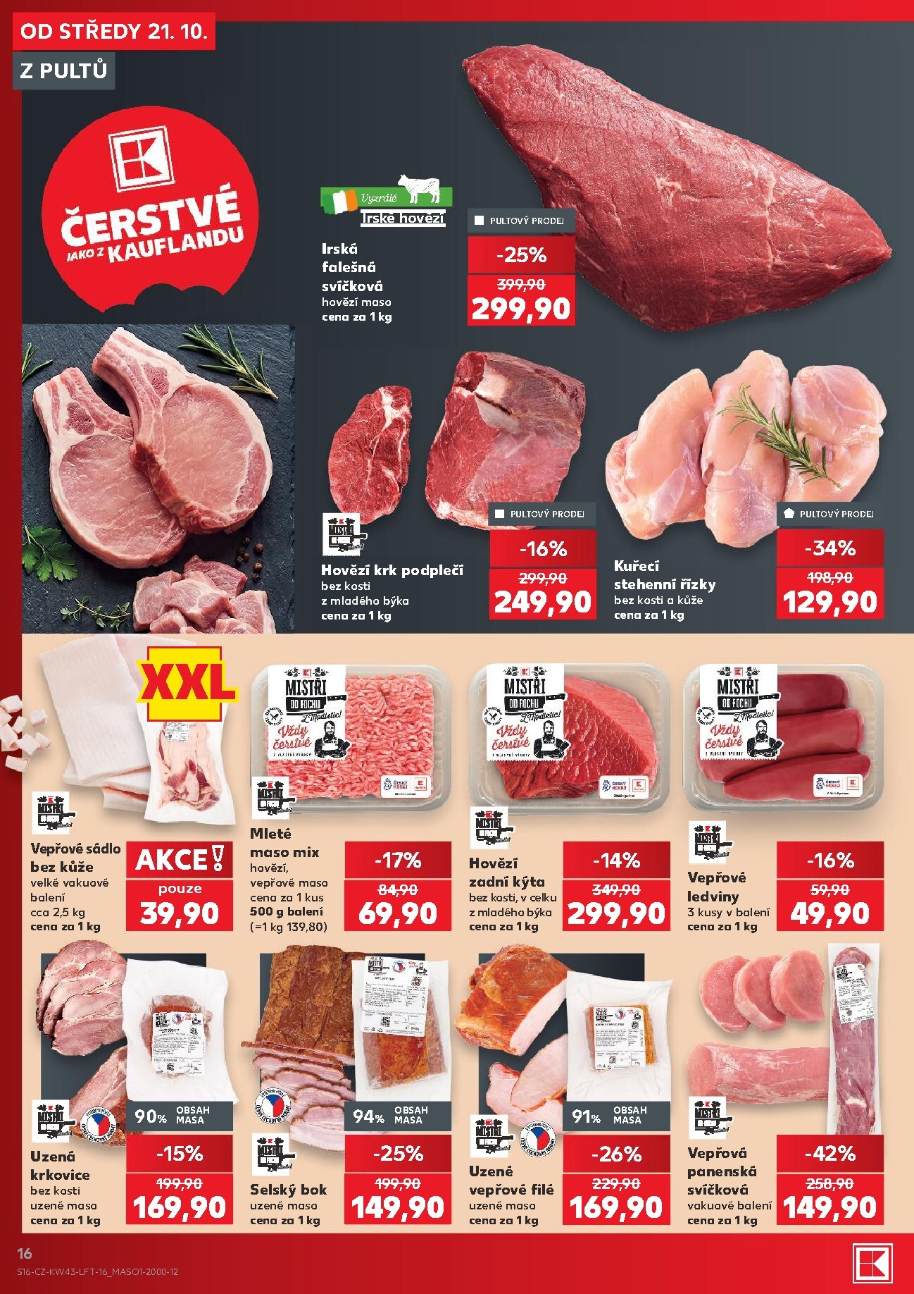 kaufland - Aktuální Kaufland - Ostrava leták platný od středy 21.10.2026 do úterý 27.10.2026 - page: 16