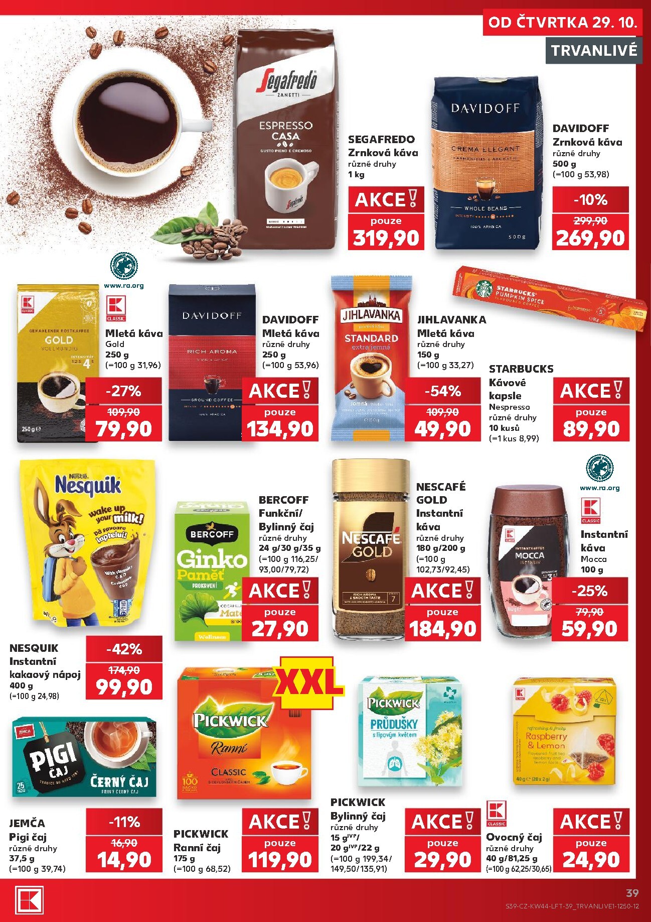 kaufland - Budoucí Kaufland - Kolín leták platný od čtvrtka 29.10.2026 do úterý 03.11.2026 - page: 39