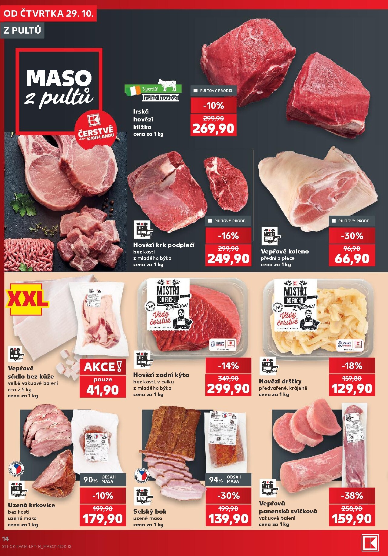 kaufland - Budoucí Kaufland - Kolín leták platný od čtvrtka 29.10.2026 do úterý 03.11.2026 - page: 14