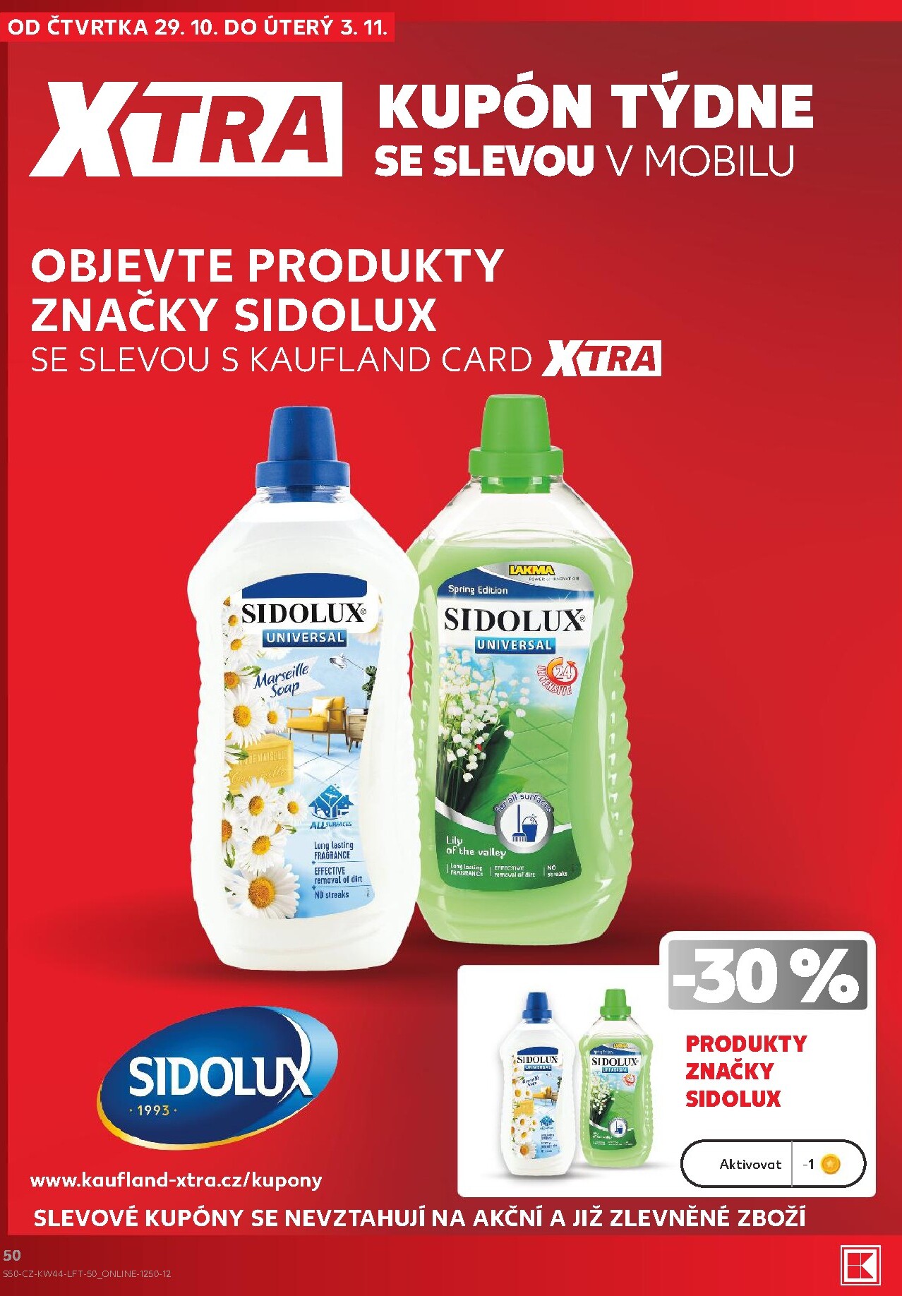 kaufland - Budoucí Kaufland - Kolín leták platný od čtvrtka 29.10.2026 do úterý 03.11.2026 - page: 50