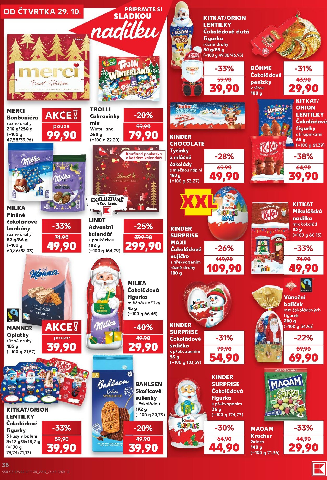 kaufland - Budoucí Kaufland - Kolín leták platný od čtvrtka 29.10.2026 do úterý 03.11.2026 - page: 38
