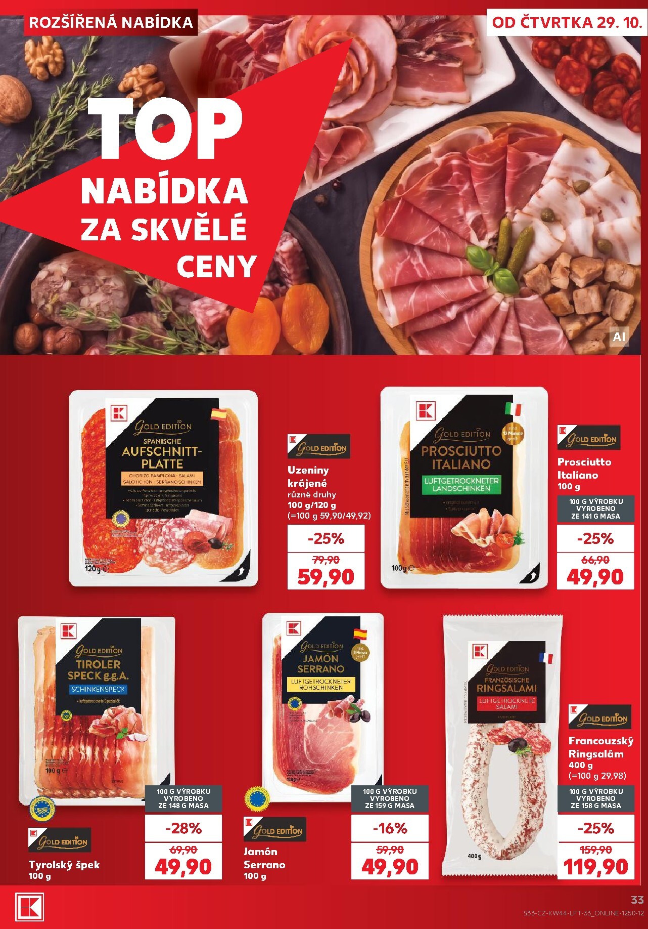 kaufland - Budoucí Kaufland - Ostrava leták platný od čtvrtka 29.10.2026 do úterý 03.11.2026 - page: 33