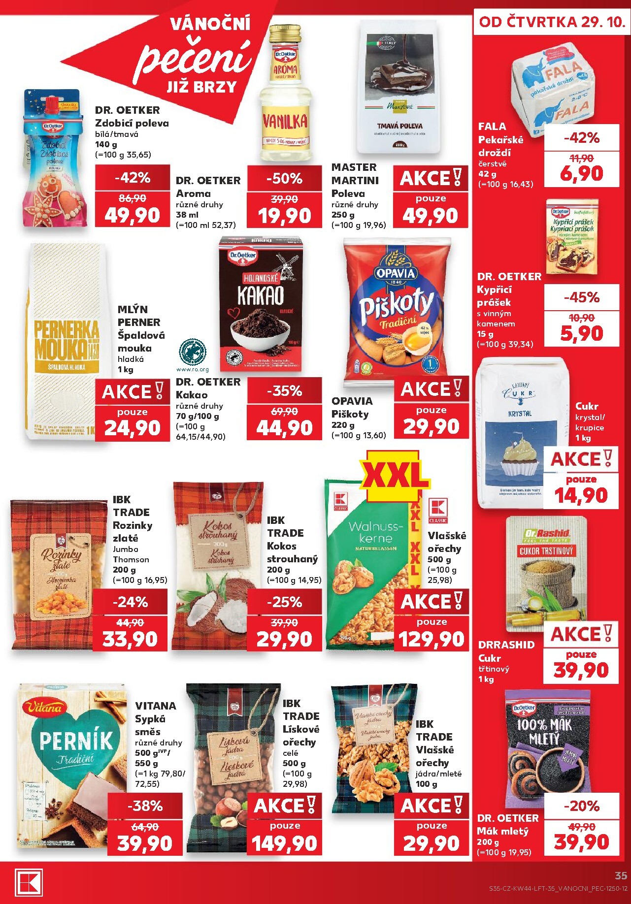 kaufland - Budoucí Kaufland - Brno leták platný od čtvrtka 29.10.2026 do úterý 03.11.2026 - page: 35