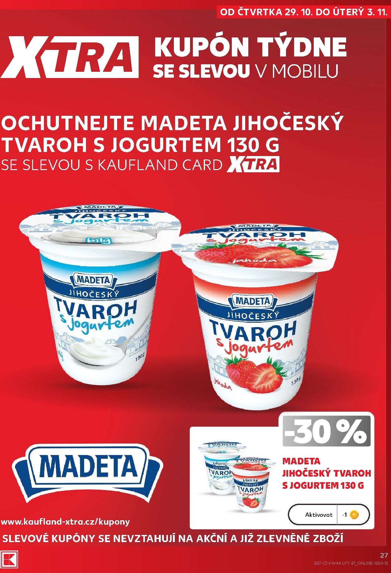kaufland - Budoucí Kaufland - Praha 4 leták platný od čtvrtka 29.10.2026 do úterý 03.11.2026 - page: 27