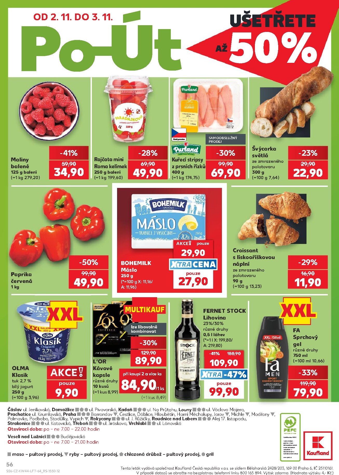 kaufland - Budoucí Kaufland - Praha 4 leták platný od čtvrtka 29.10.2026 do úterý 03.11.2026 - page: 56