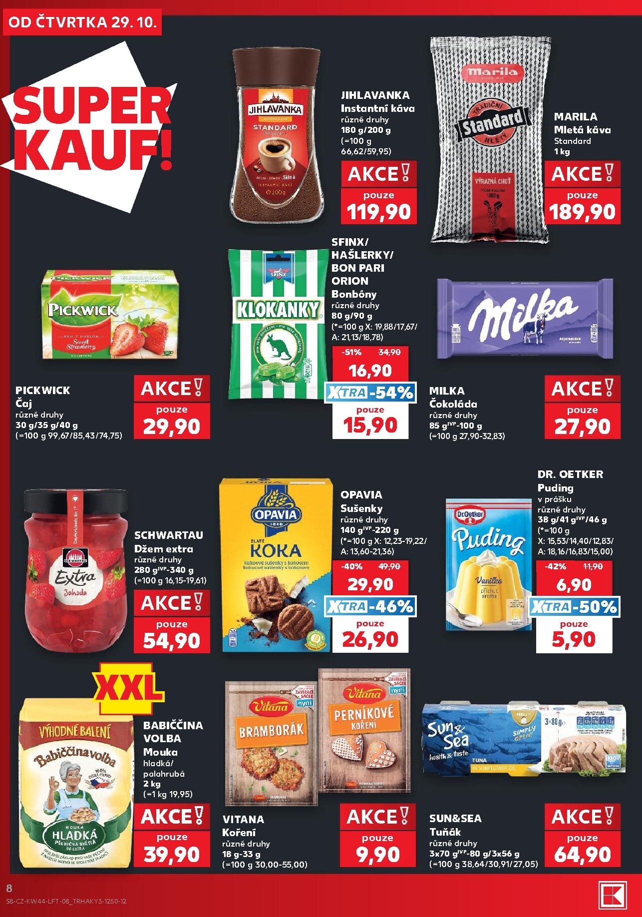 kaufland - Budoucí Kaufland - Praha 4 leták platný od čtvrtka 29.10.2026 do úterý 03.11.2026 - page: 8