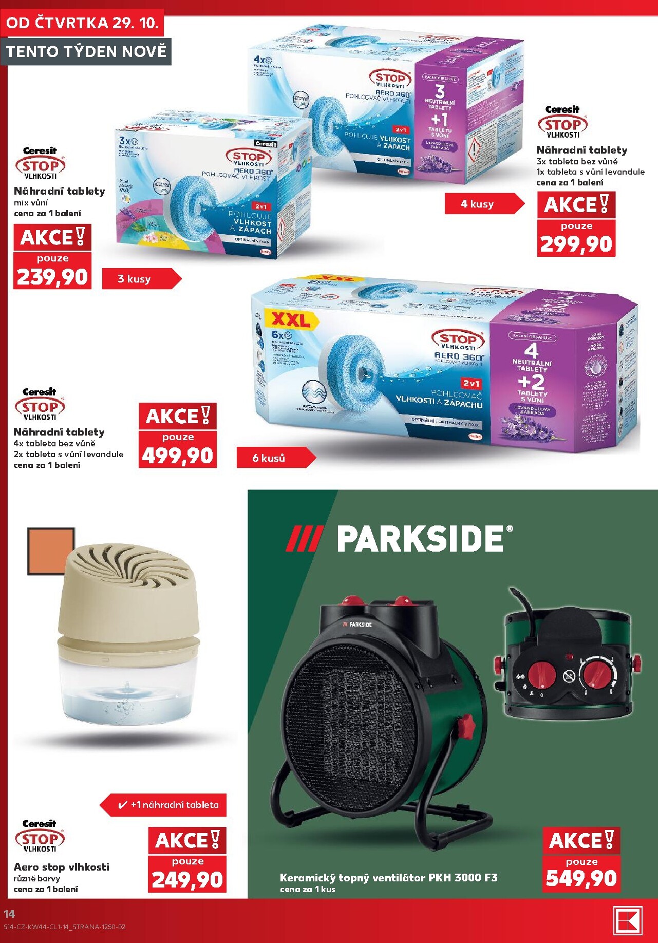 kaufland - Budoucí Kaufland - Kolín - Spotřební zboží leták platný od čtvrtka 29.10.2026 do úterý 03.11.2026 - page: 14