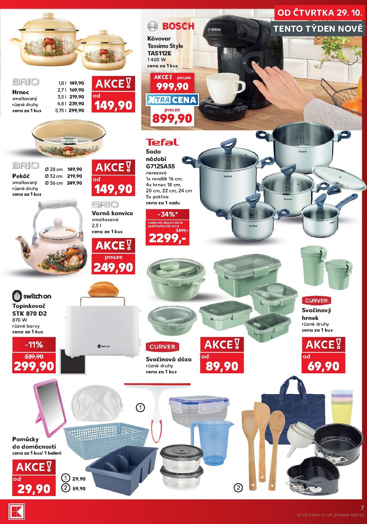 kaufland - Budoucí Kaufland - Kolín - Spotřební zboží leták platný od čtvrtka 29.10.2026 do úterý 03.11.2026 - page: 7