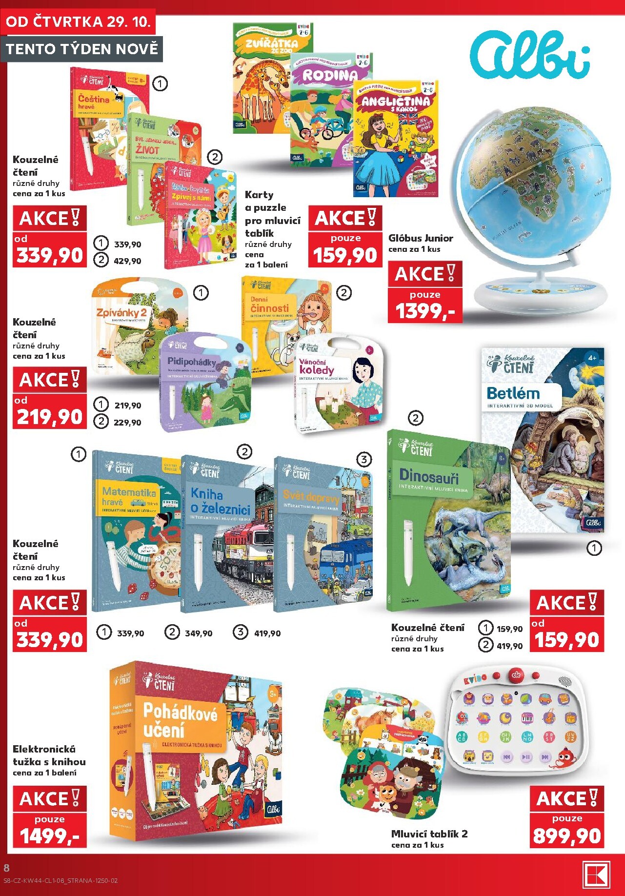 kaufland - Budoucí Kaufland - Kolín - Spotřební zboží leták platný od čtvrtka 29.10.2026 do úterý 03.11.2026 - page: 8