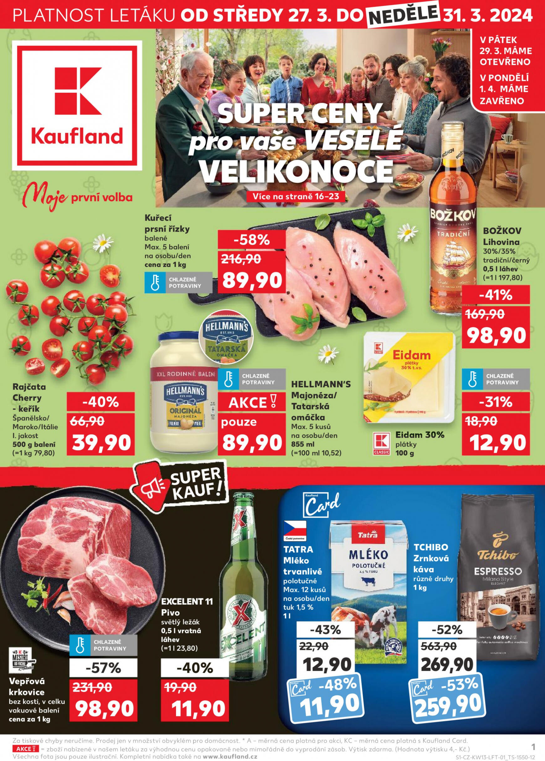 kaufland - Kaufland platný od 27.03.2024 - page: 1