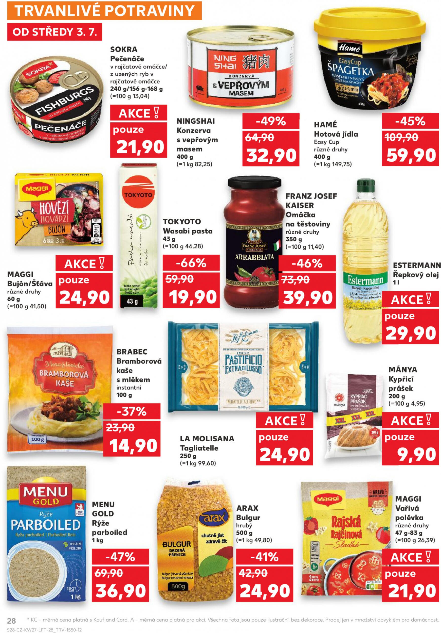 kaufland - Leták Kaufland aktuální 03.07. - 09.07. - page: 28