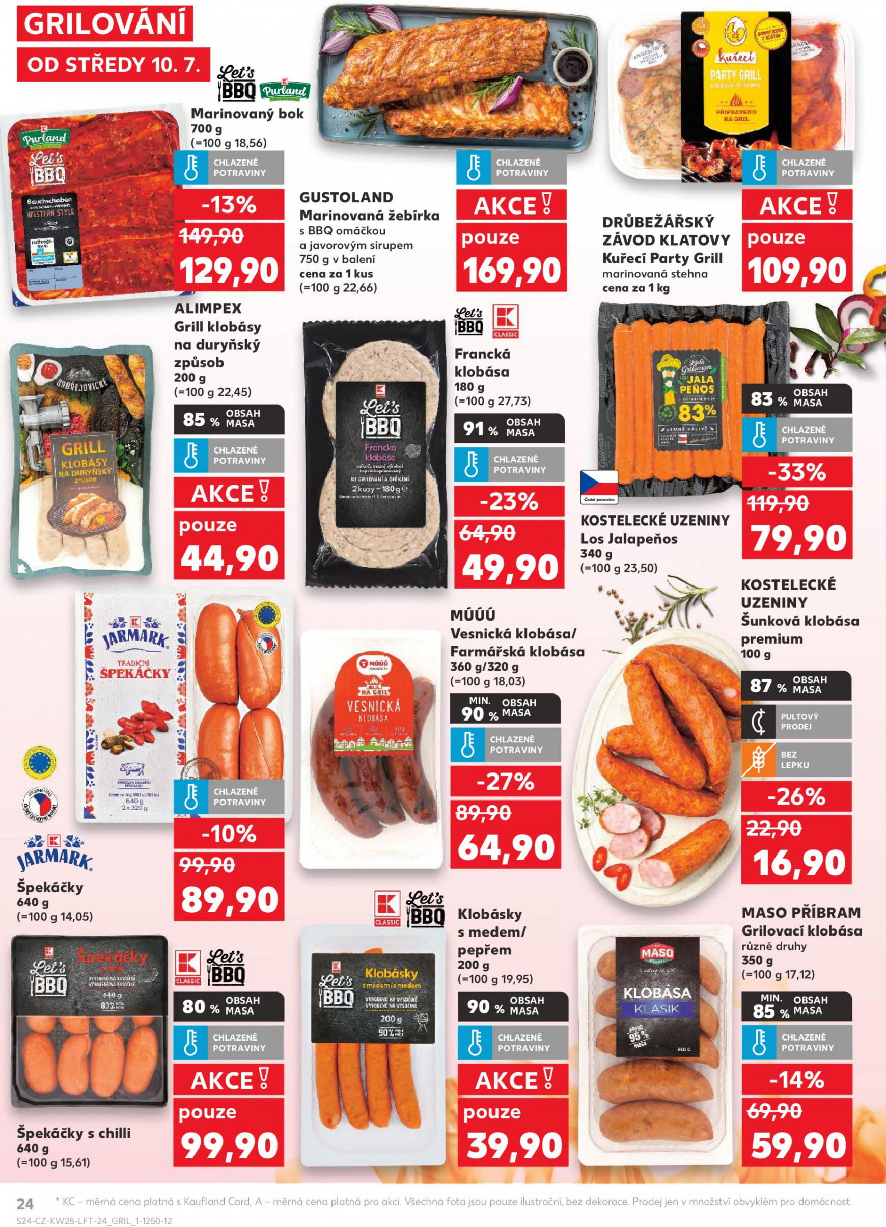 kaufland - Leták Kaufland aktuální 10.07. - 16.07. - page: 24