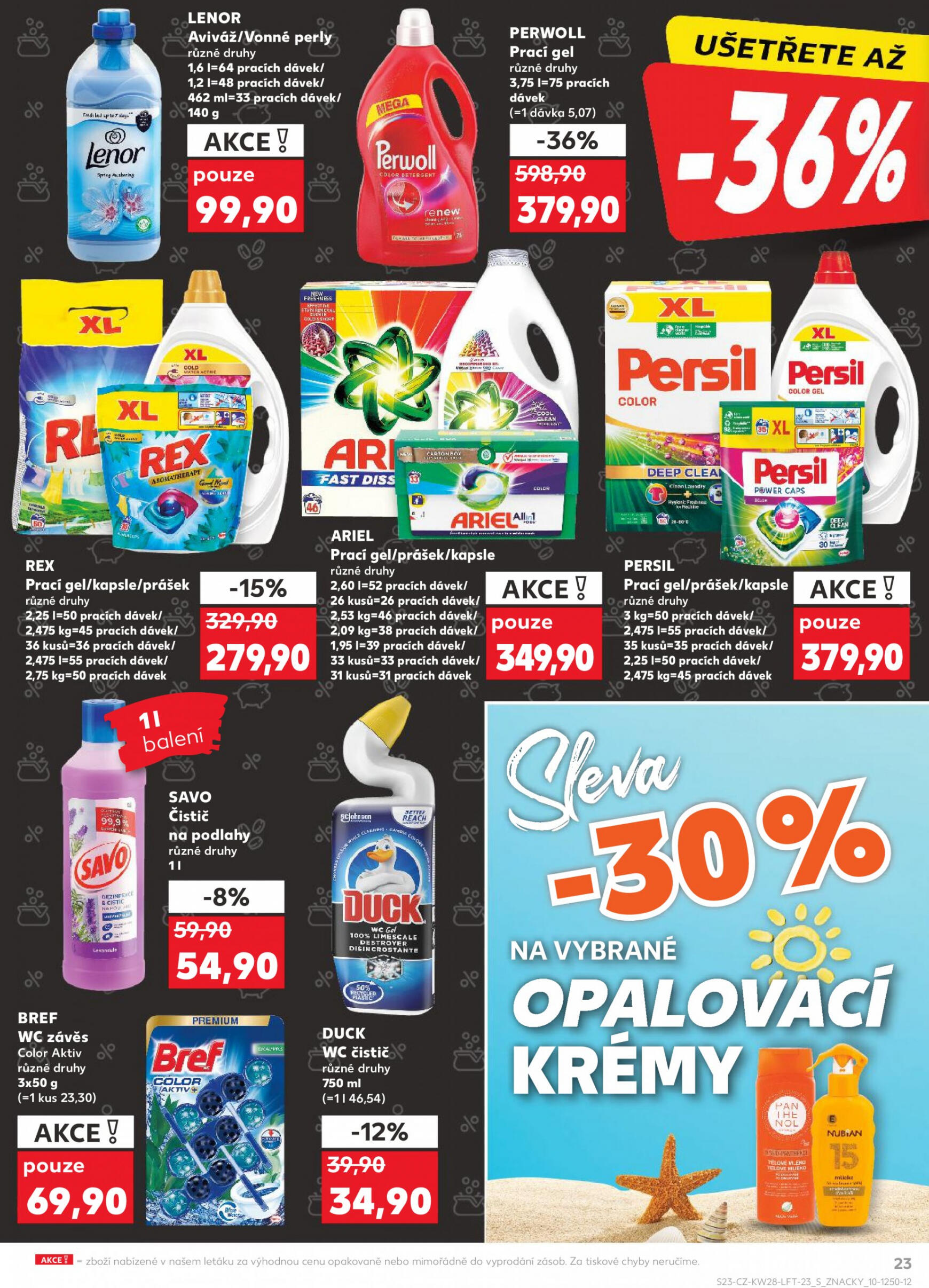 kaufland - Leták Kaufland aktuální 10.07. - 16.07. - page: 23