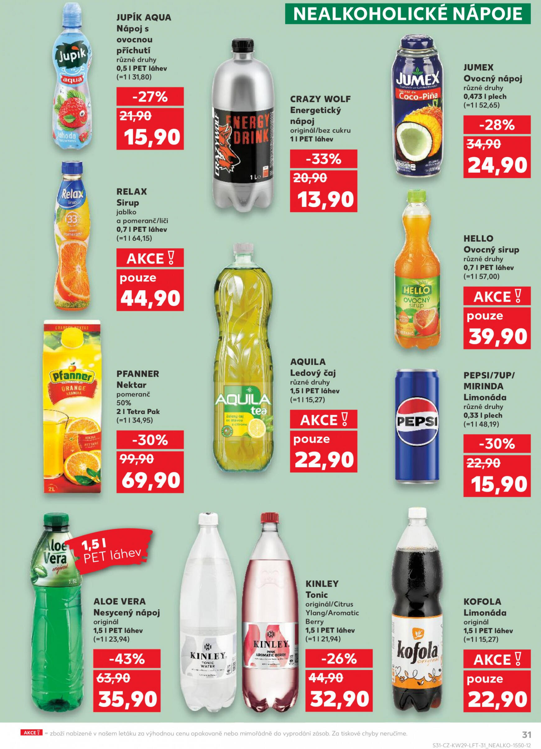 kaufland - Leták Kaufland aktuální 17.07. - 23.07. - page: 31