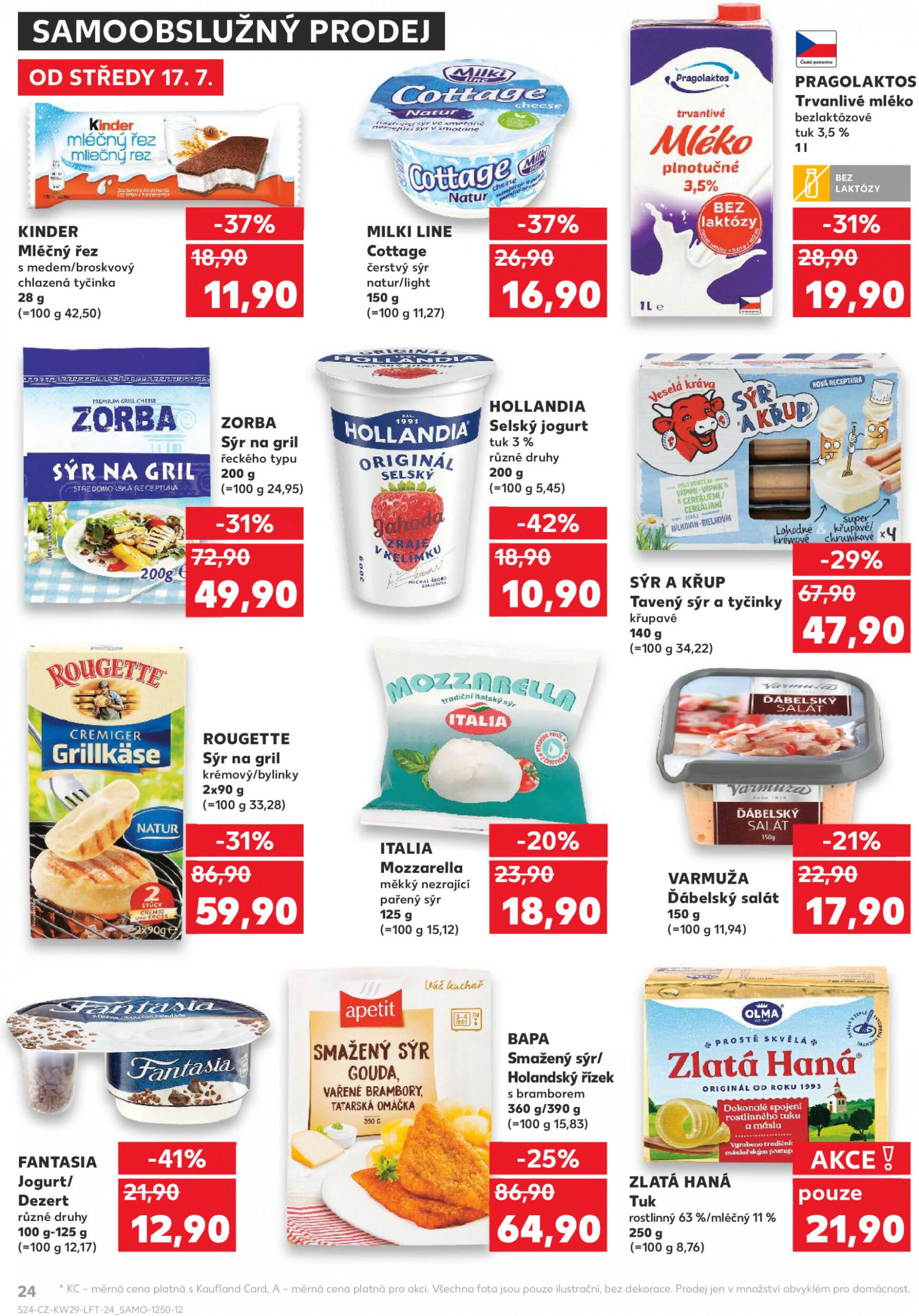 kaufland - Leták Kaufland aktuální 17.07. - 23.07. - page: 24