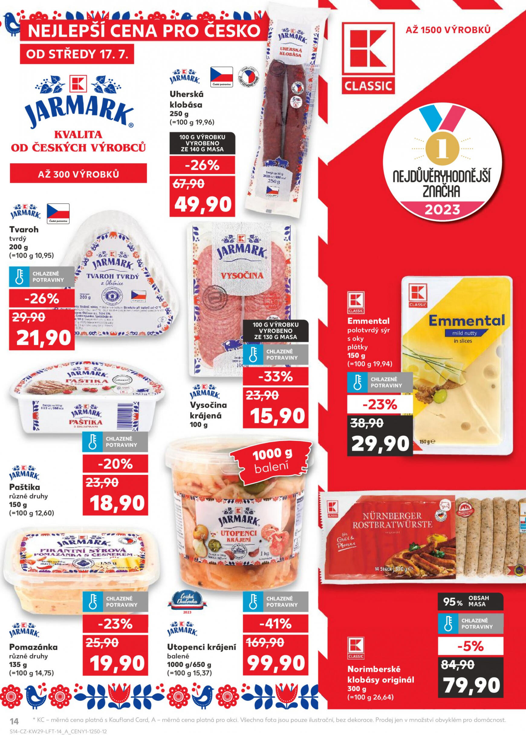 kaufland - Leták Kaufland aktuální 17.07. - 23.07. - page: 14