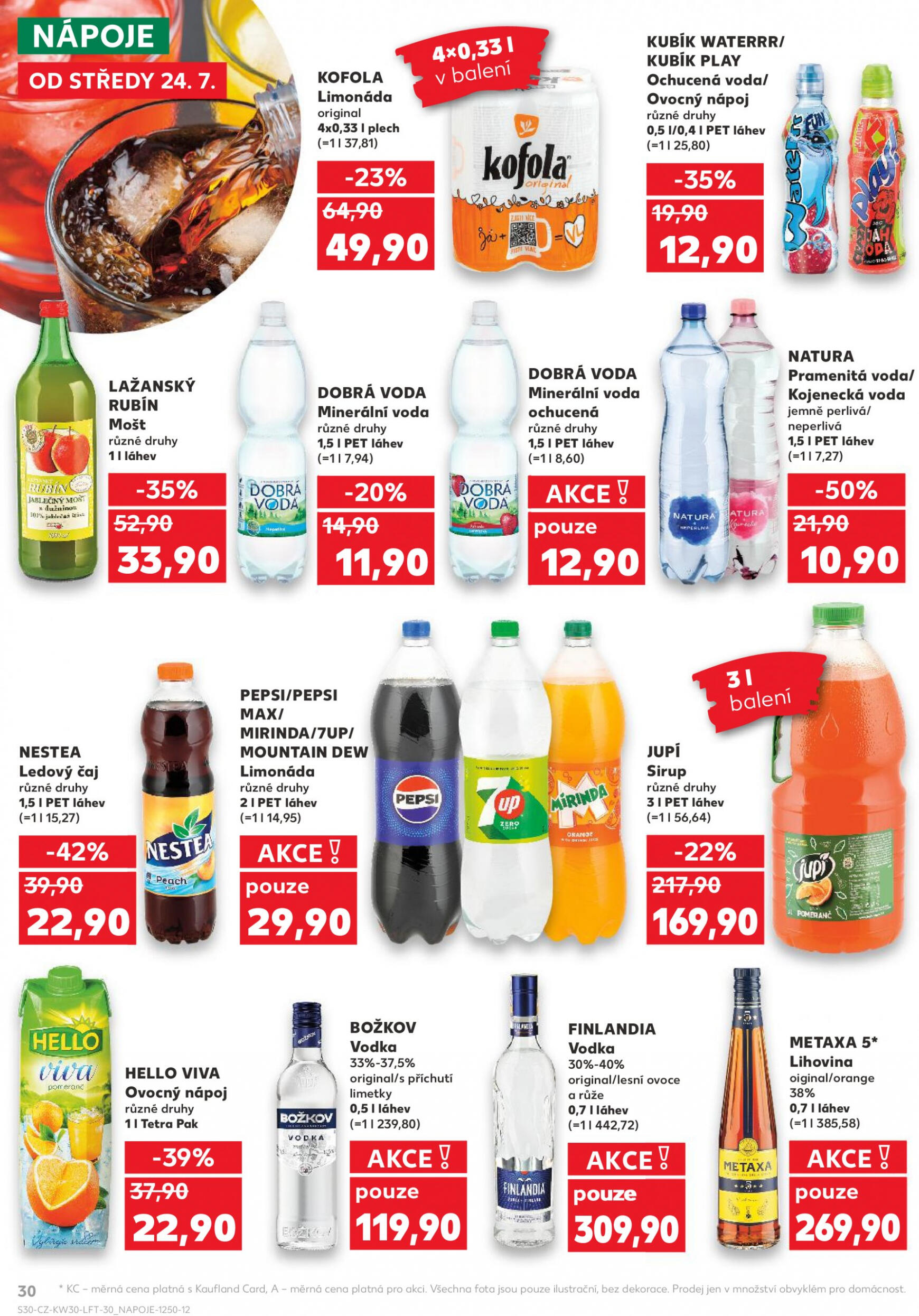 kaufland - Leták Kaufland od 24.07. do 30.07. - page: 30