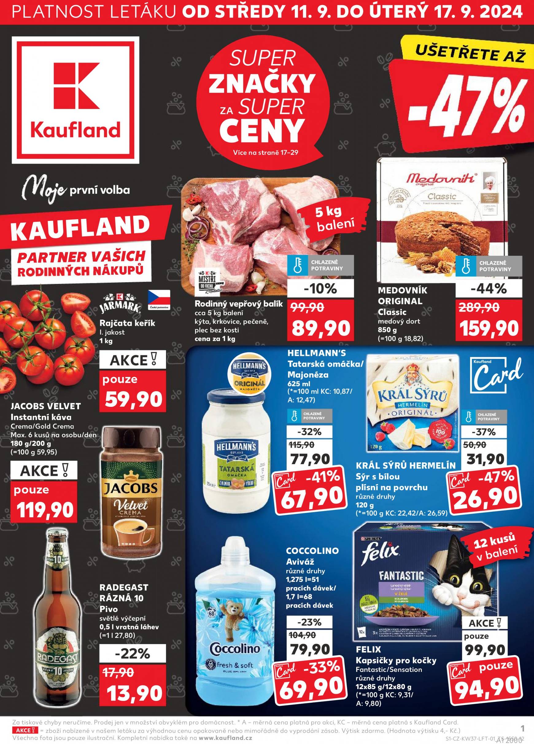 kaufland - Leták Kaufland od 11.09. do 17.09.