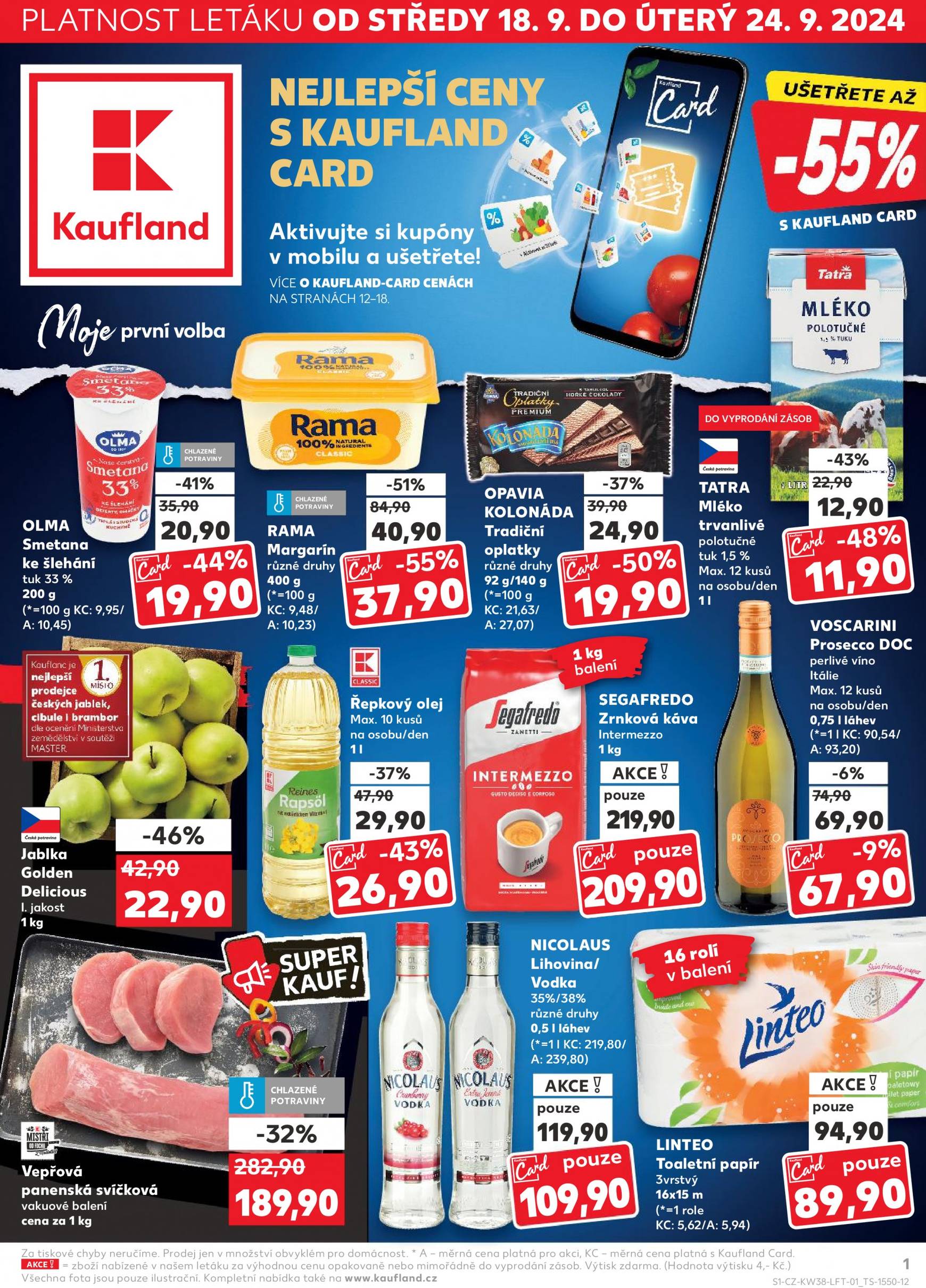 kaufland - Leták Kaufland od 18.09. do 24.09.