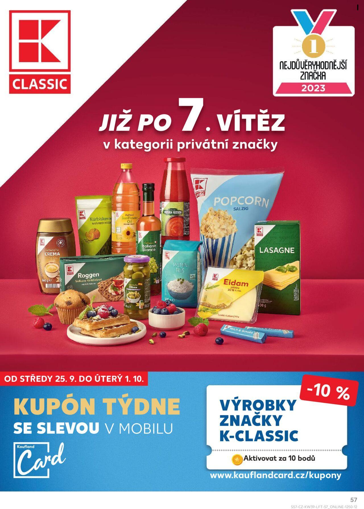 kaufland - Kaufland leták - Plzeň Bory 25.09.2024 - 01.10.2024 - page: 57