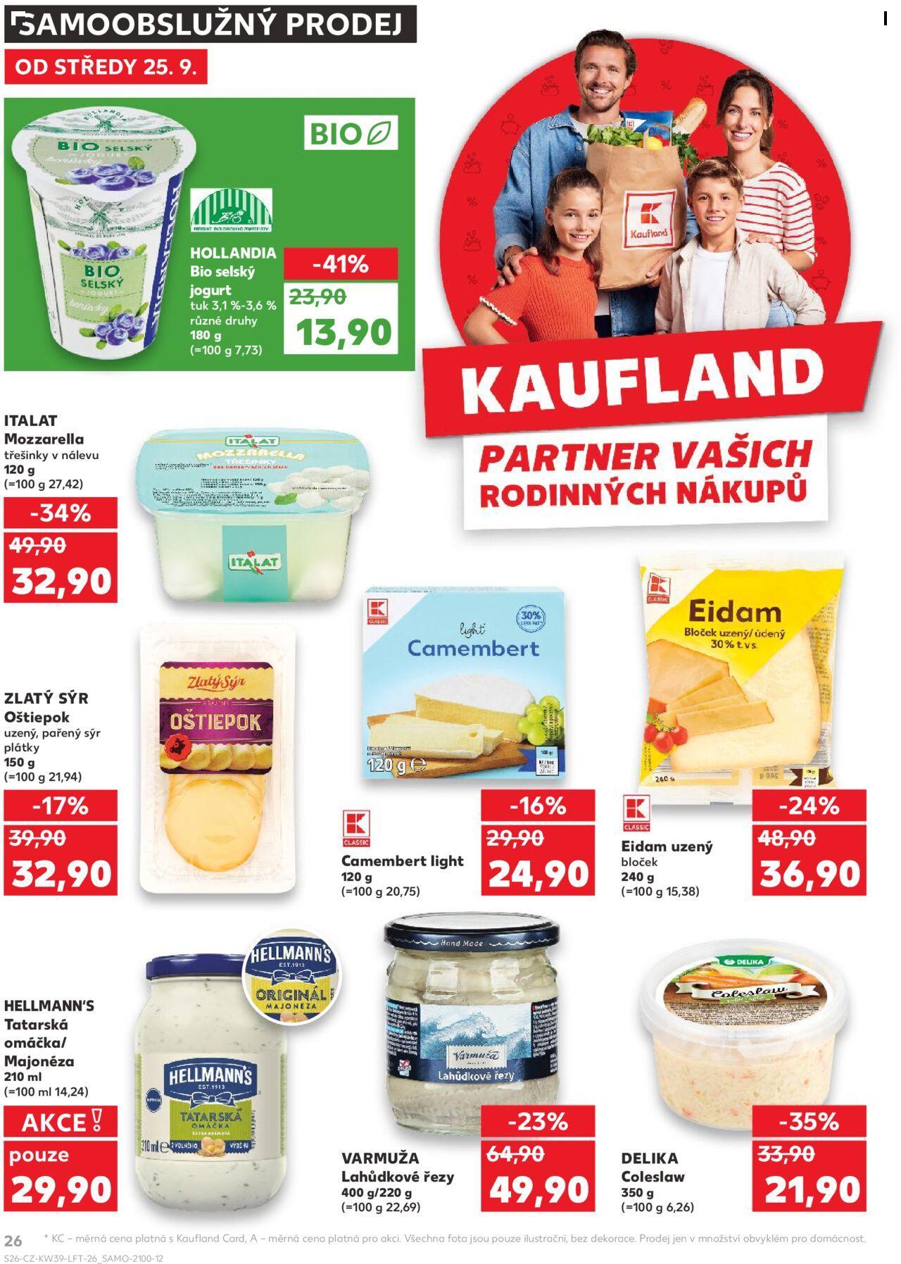 kaufland - Kaufland leták - Plzeň Bory 25.09.2024 - 01.10.2024 - page: 26