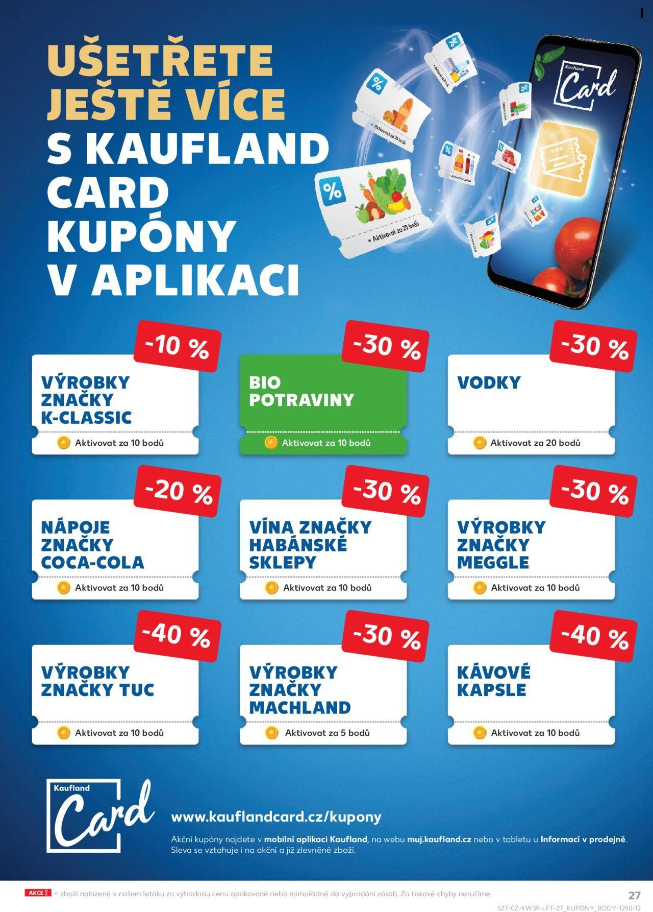 kaufland - Kaufland leták - Plzeň Bory 25.09.2024 - 01.10.2024 - page: 27