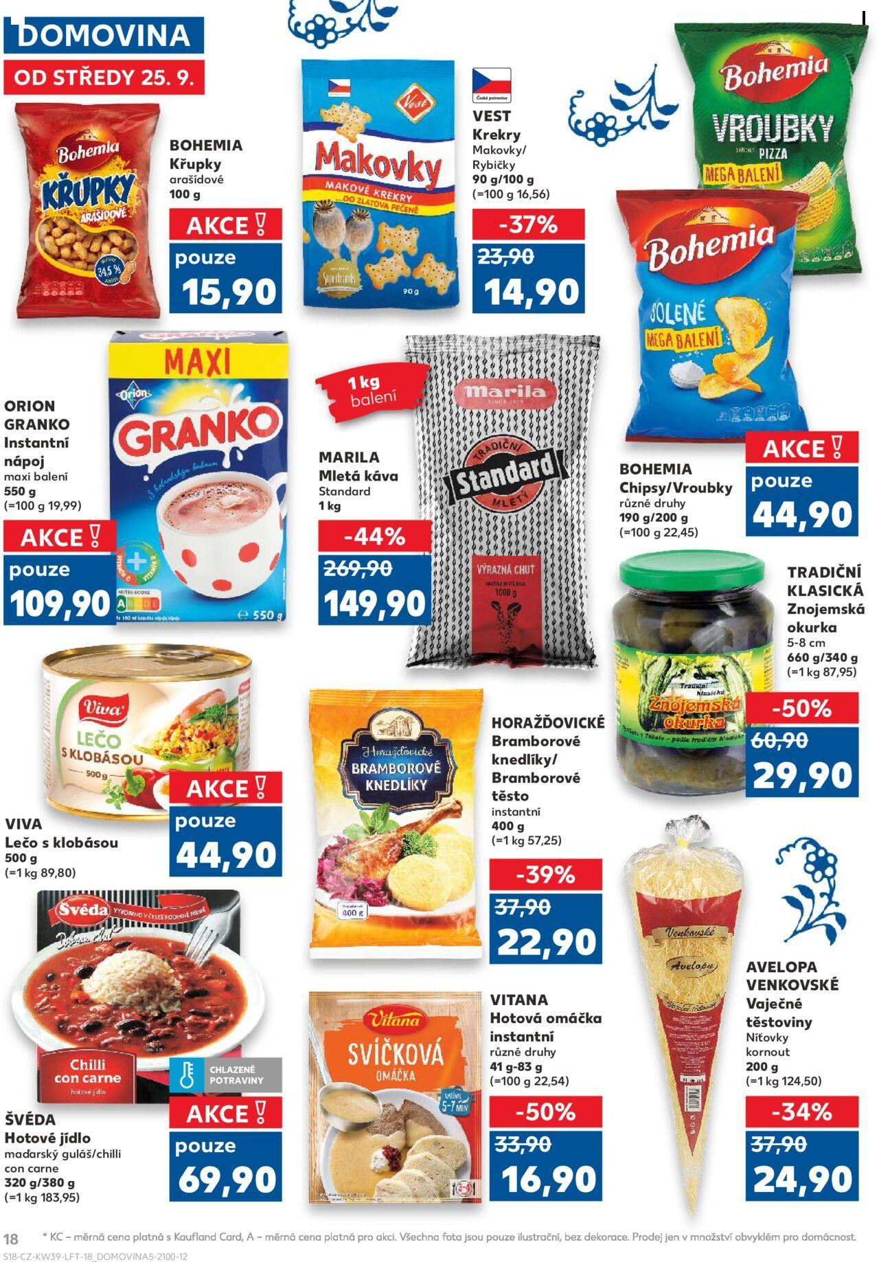 kaufland - Kaufland leták - Plzeň Bory 25.09.2024 - 01.10.2024 - page: 18