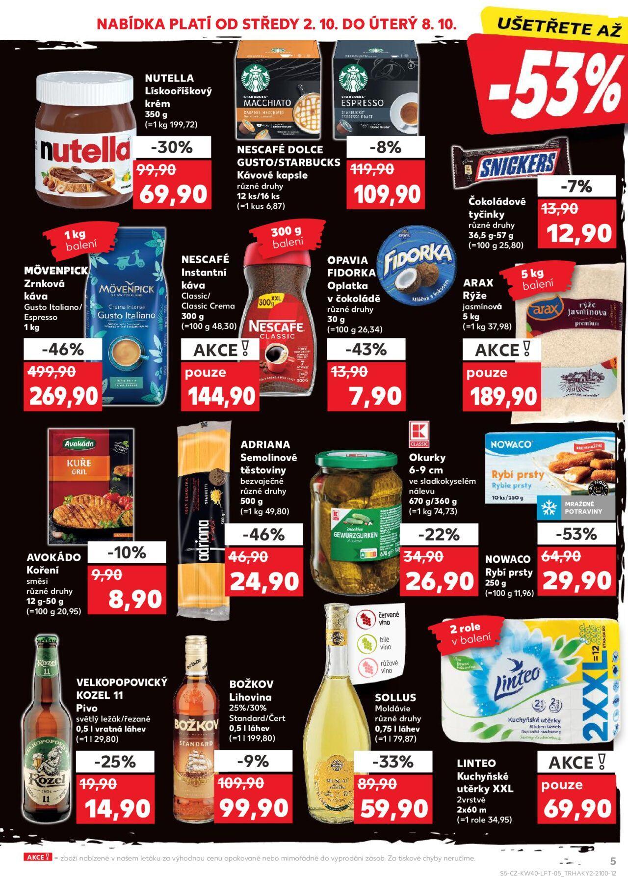 kaufland - Kaufland leták - Chomutov 02.10.2024 - 08.10.2024 - page: 5