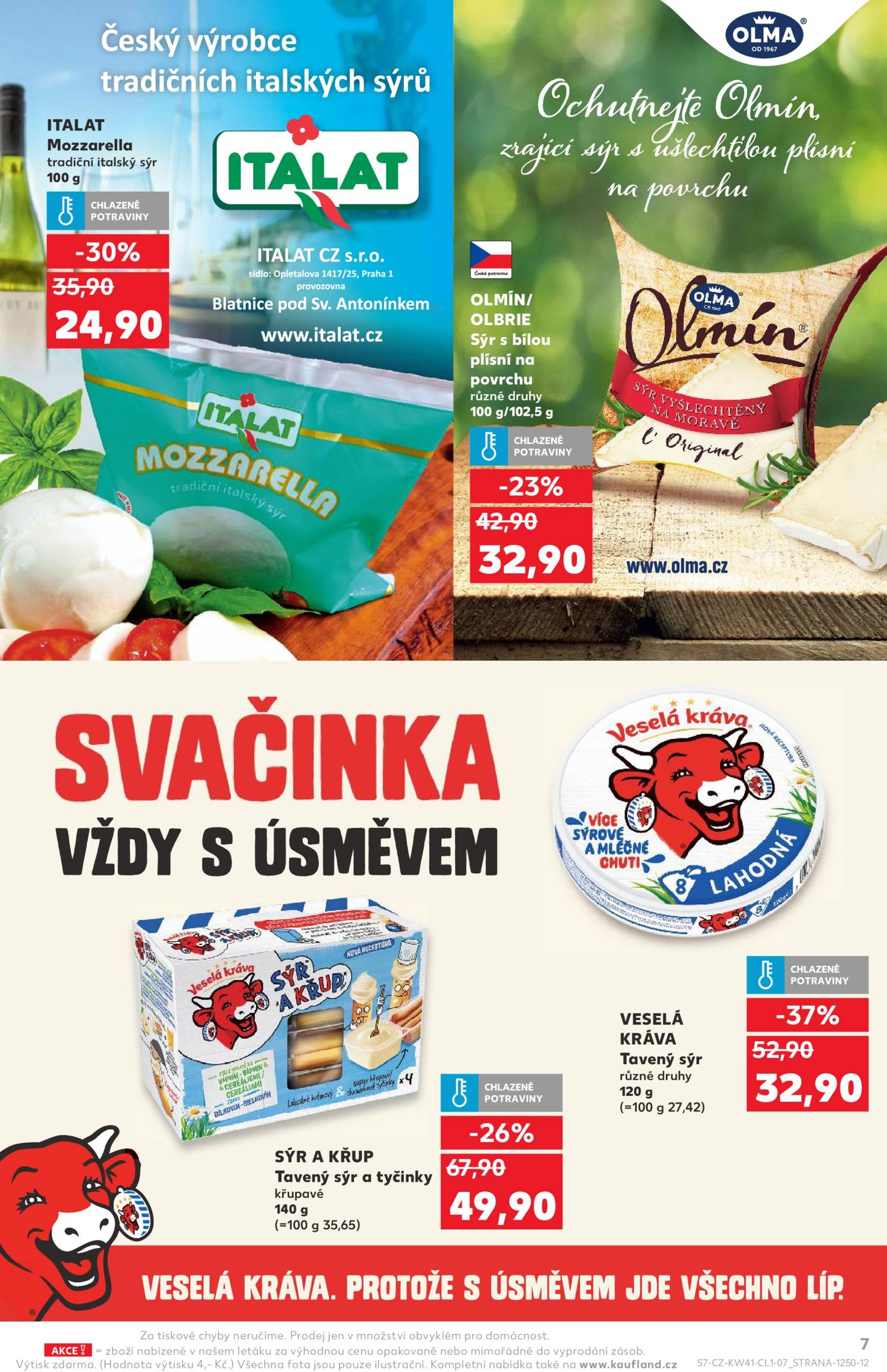 kaufland - Leták Kaufland - Oblíbené značky od 09.10. do 22.10. - page: 7