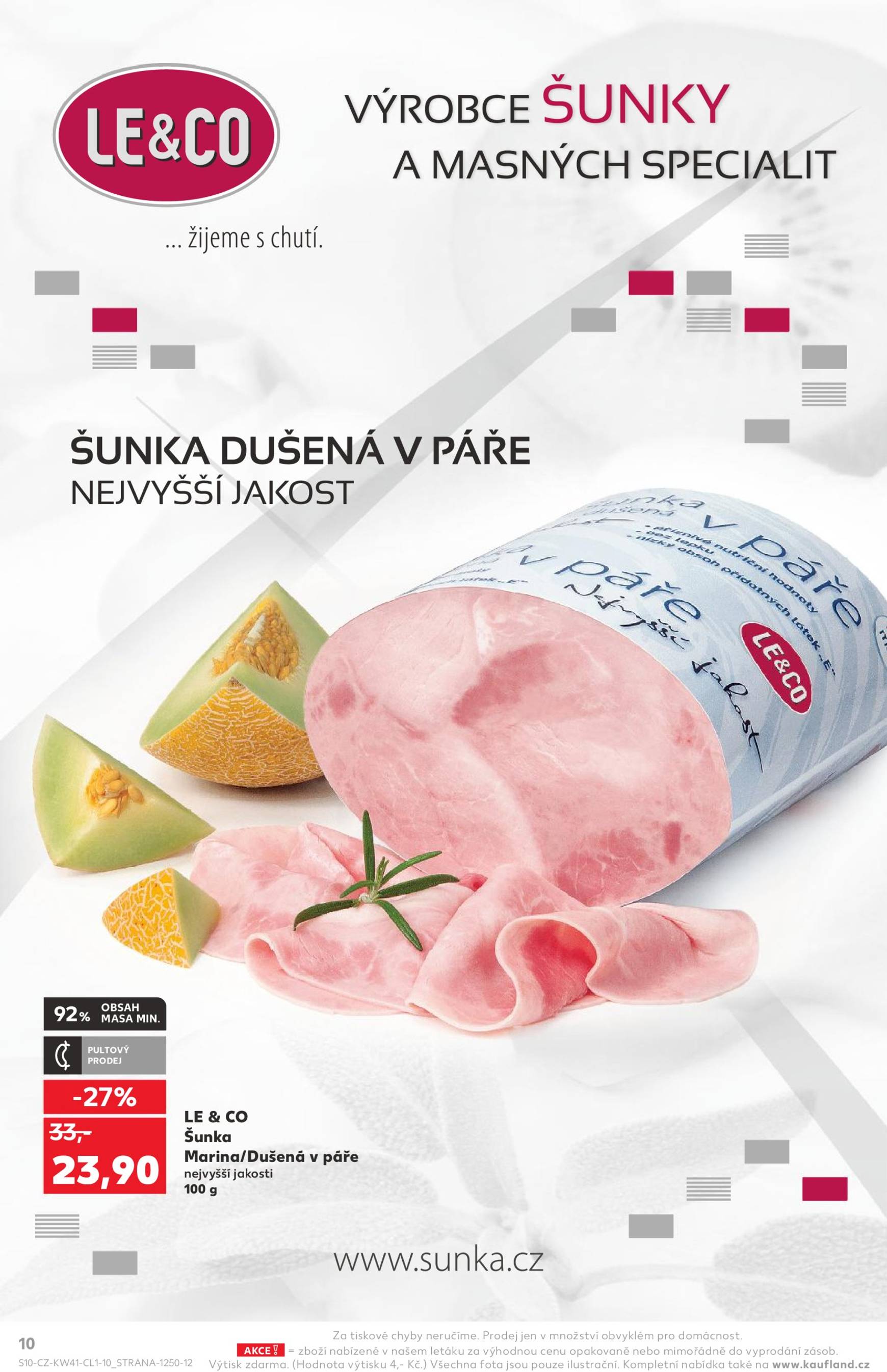 kaufland - Leták Kaufland - Oblíbené značky od 09.10. do 22.10. - page: 10