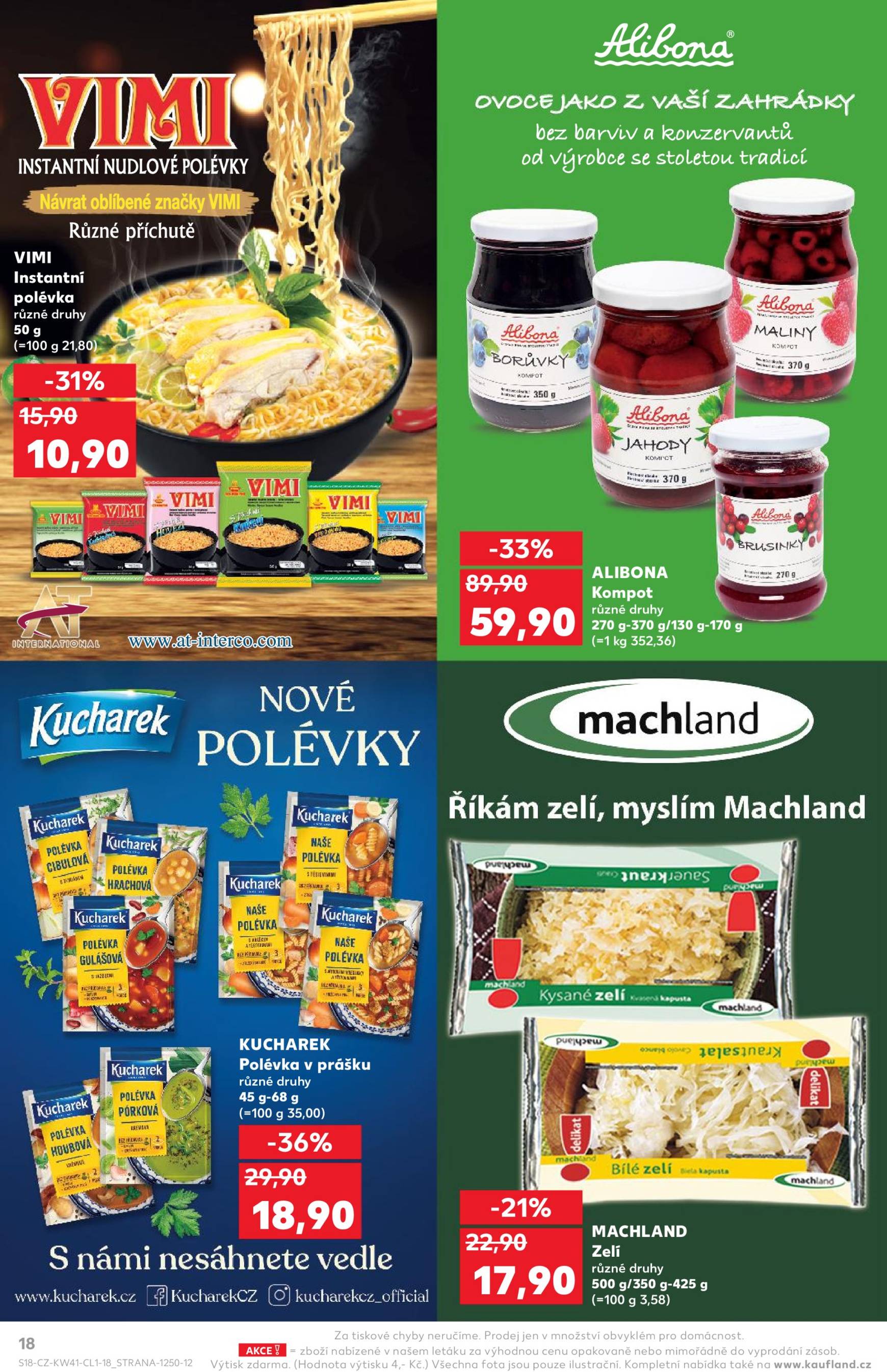 kaufland - Leták Kaufland - Oblíbené značky od 09.10. do 22.10. - page: 18