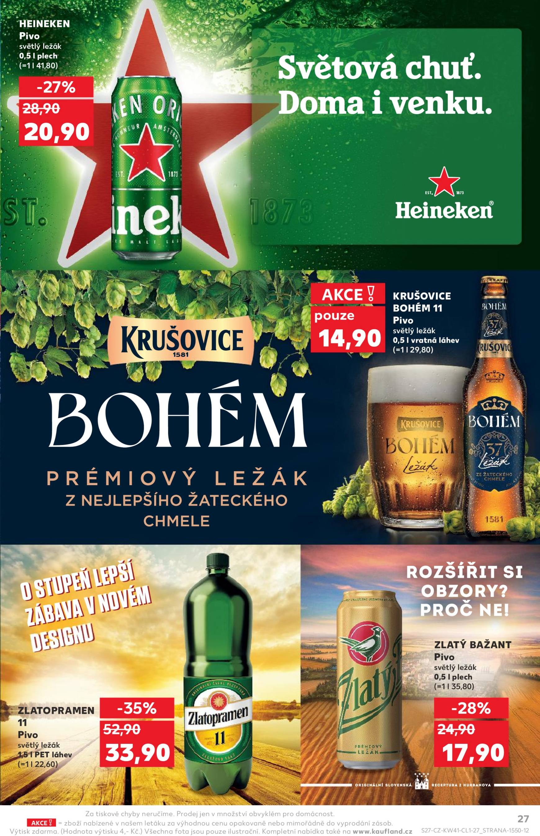 kaufland - Leták Kaufland - Oblíbené značky od 09.10. do 22.10. - page: 27