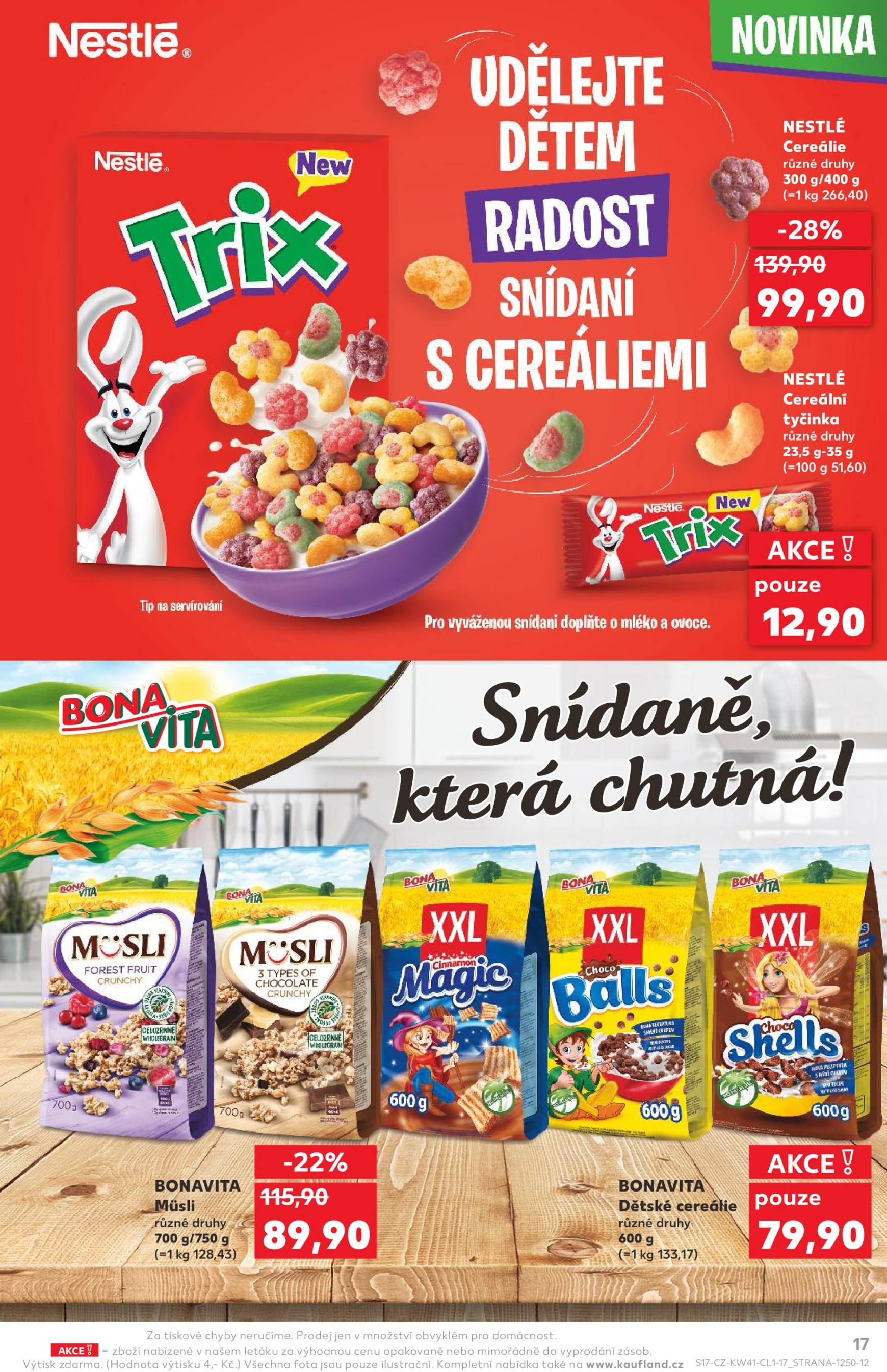 kaufland - Leták Kaufland - Oblíbené značky od 09.10. do 22.10. - page: 17