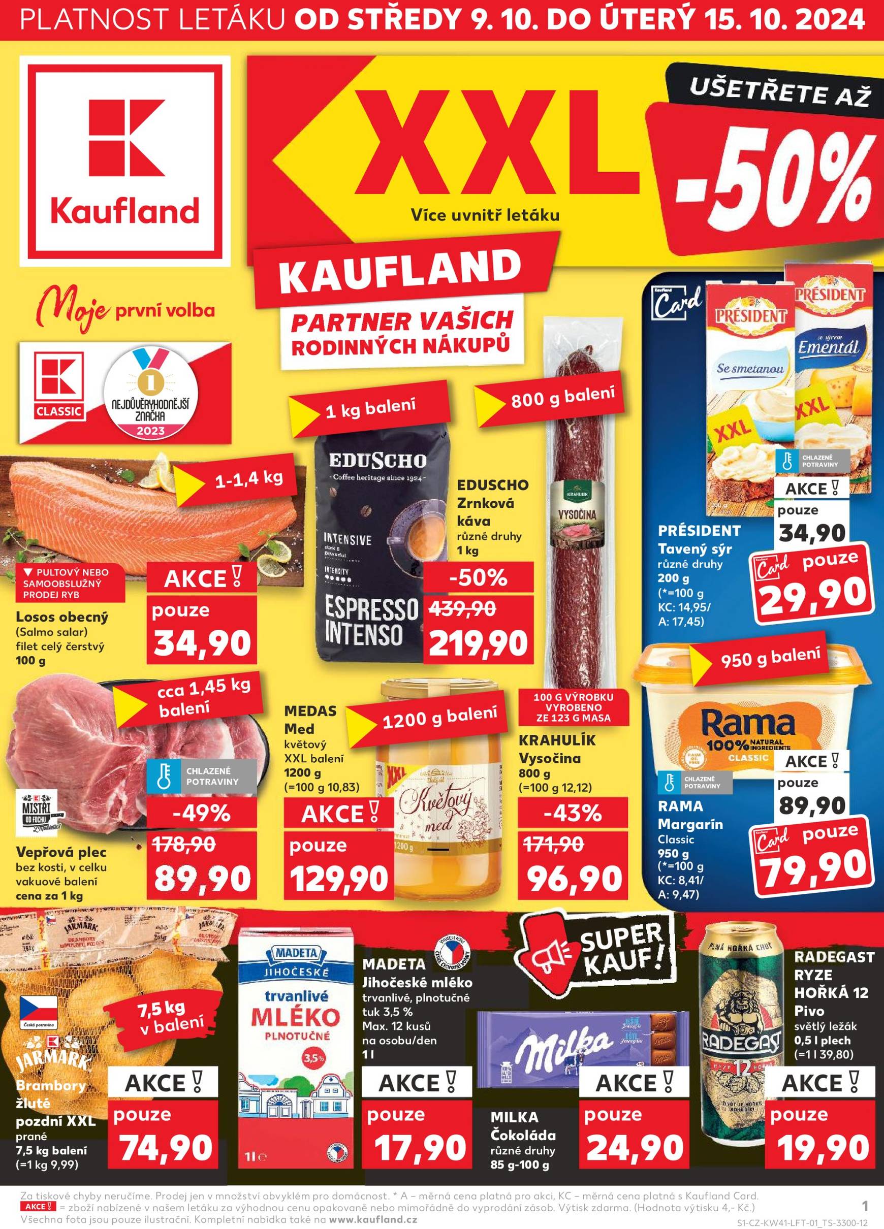 kaufland - Leták Kaufland od 09.10. do 15.10.