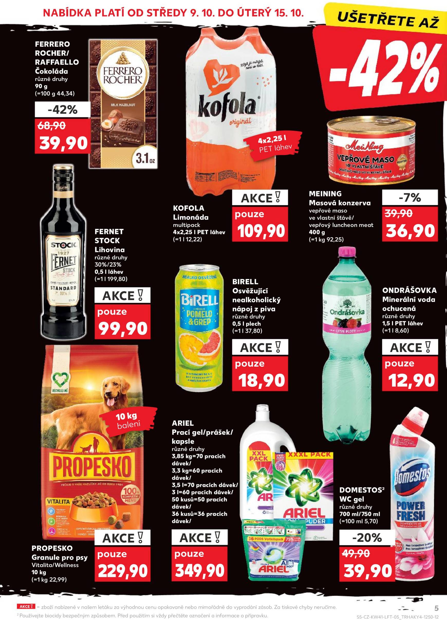 kaufland - Leták Kaufland od 09.10. do 15.10. - page: 5